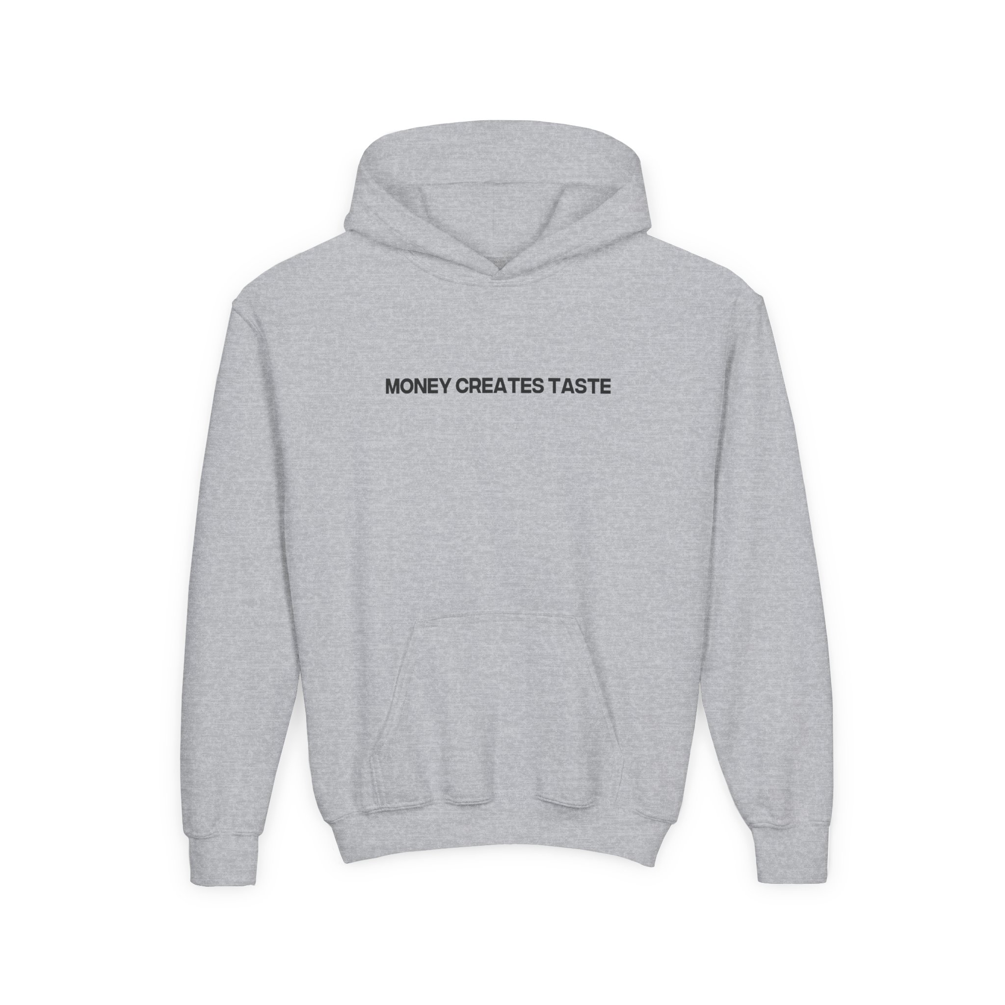Jenny Holzer Money Creates Taste Youth Heavy Blend Hooded Sweatshirt - Image 3