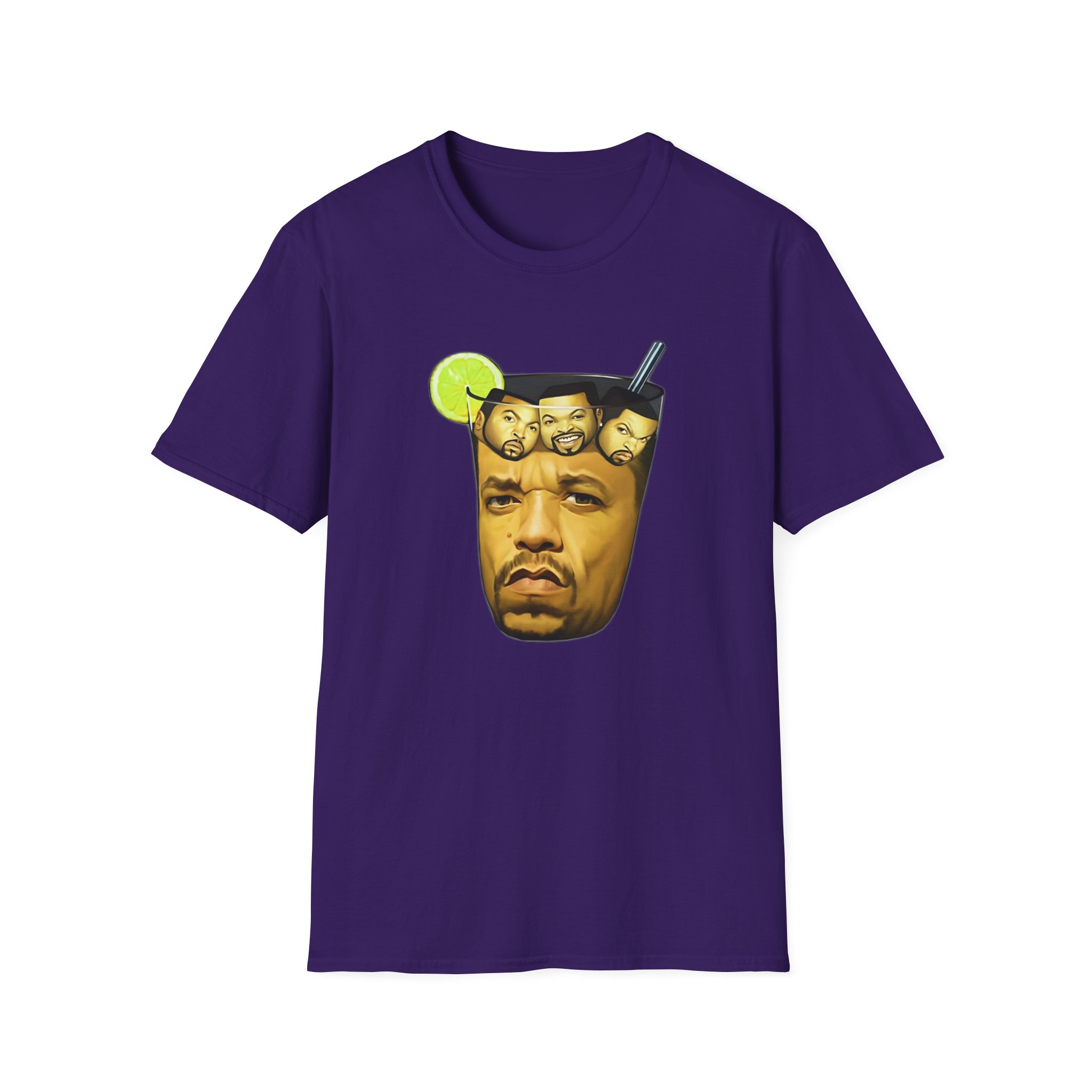 Ice Cube In Iced Tea Unisex Softstyle T-Shirt - Image 29