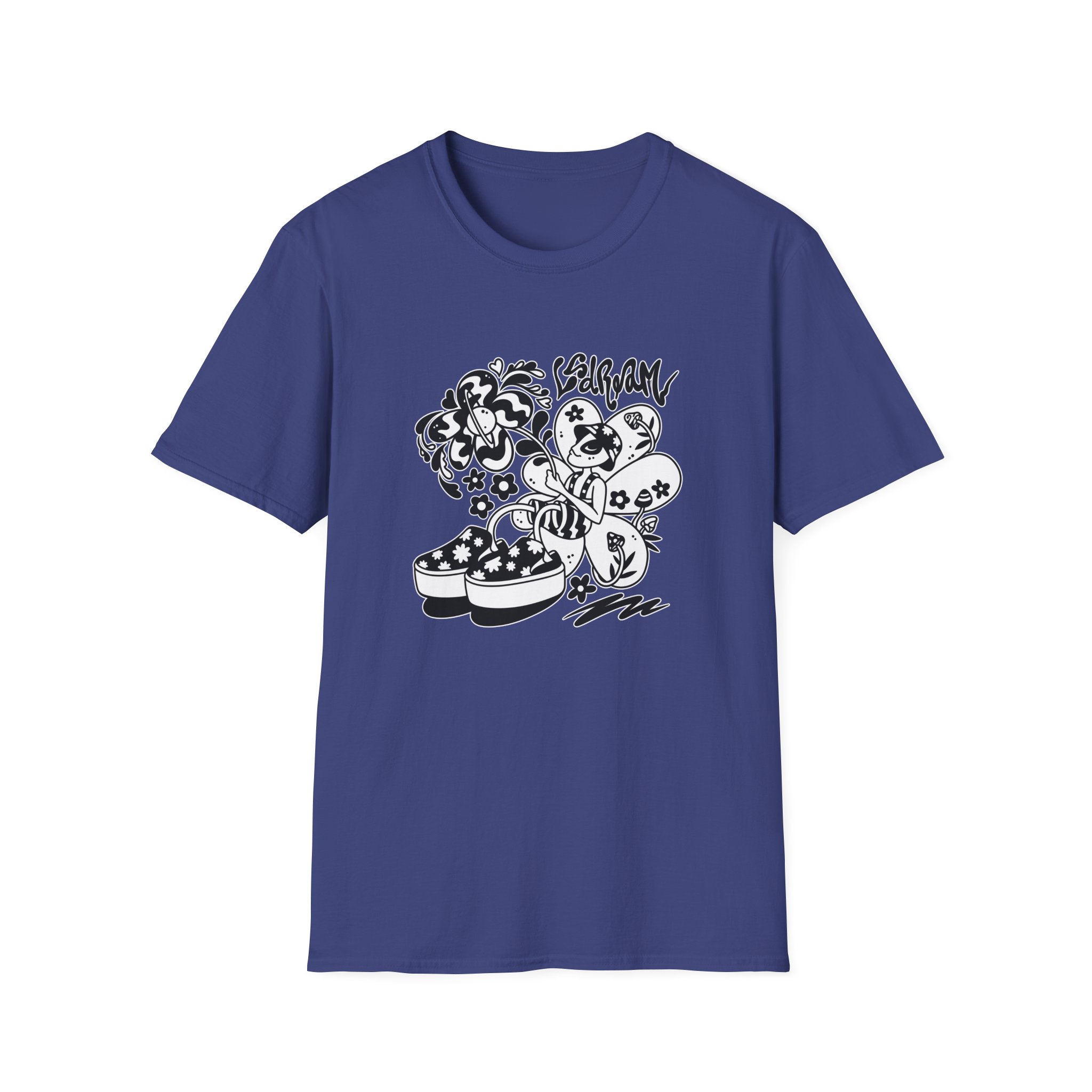 Lsdream Intergalactic Bloom Unisex Softstyle T-Shirt - Image 15