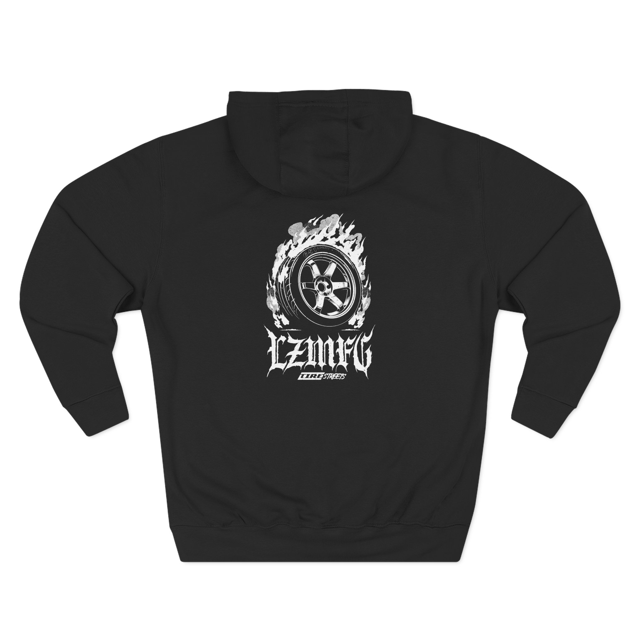 Adam LZ Tire Fire Three-Panel Fleece Hoodie - Image 2