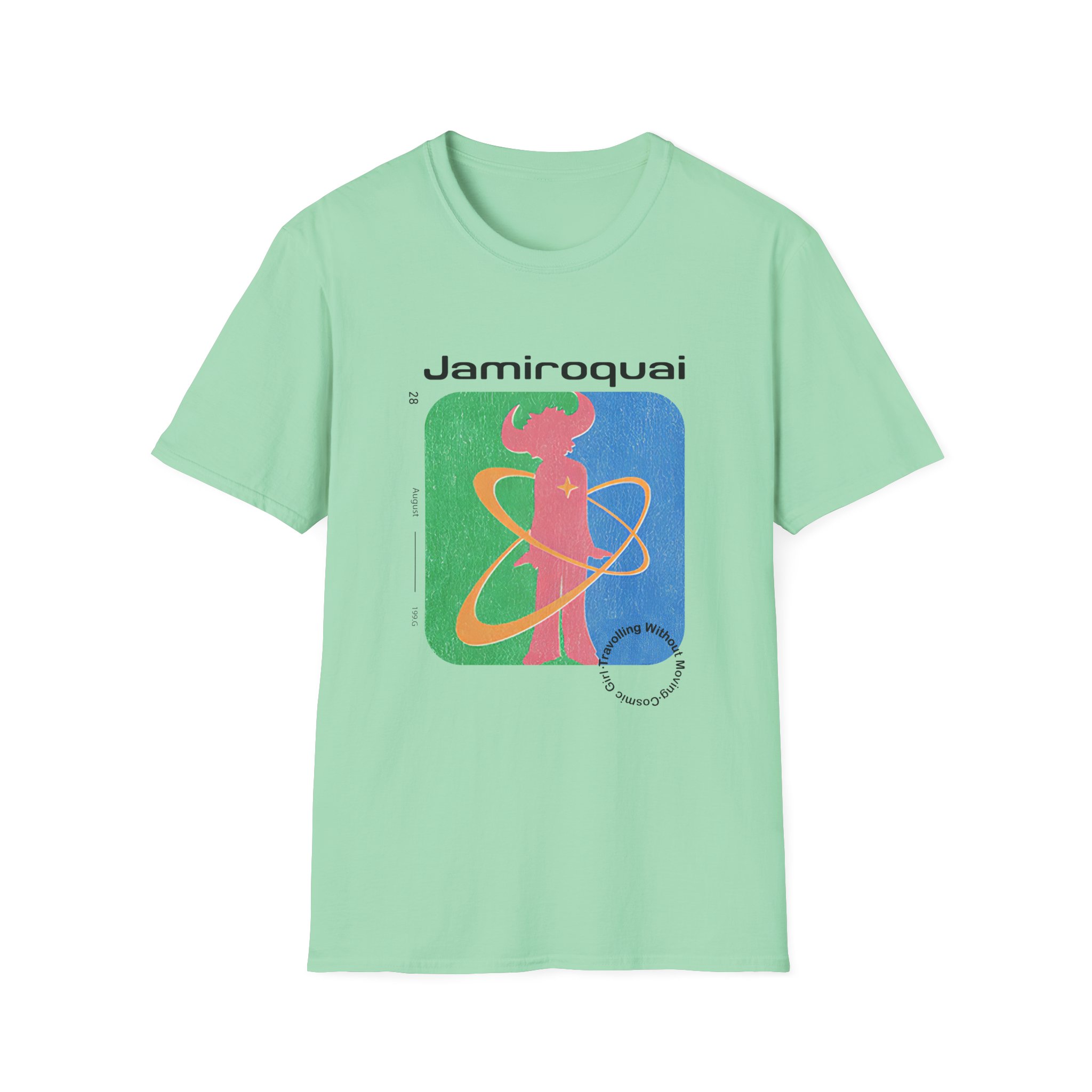 Calvin Harris Cosmic Girl Embroidered Unisex Softstyle T-Shirt - Image 19