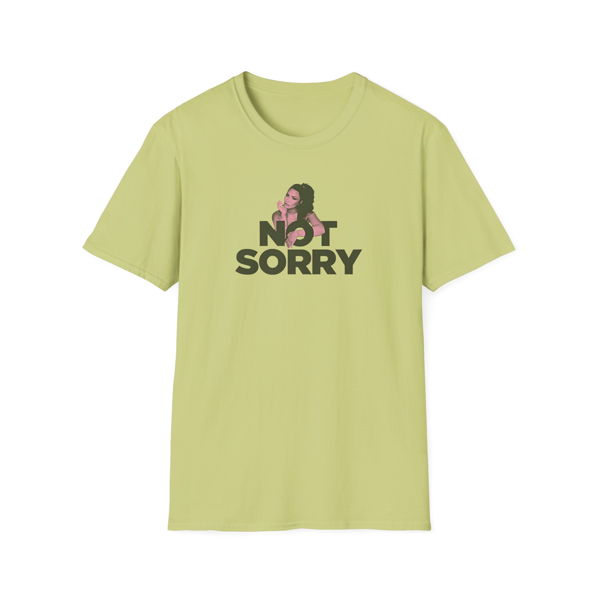 D L Not Sorry Unisex Softstyle T-Shirt - Image 11
