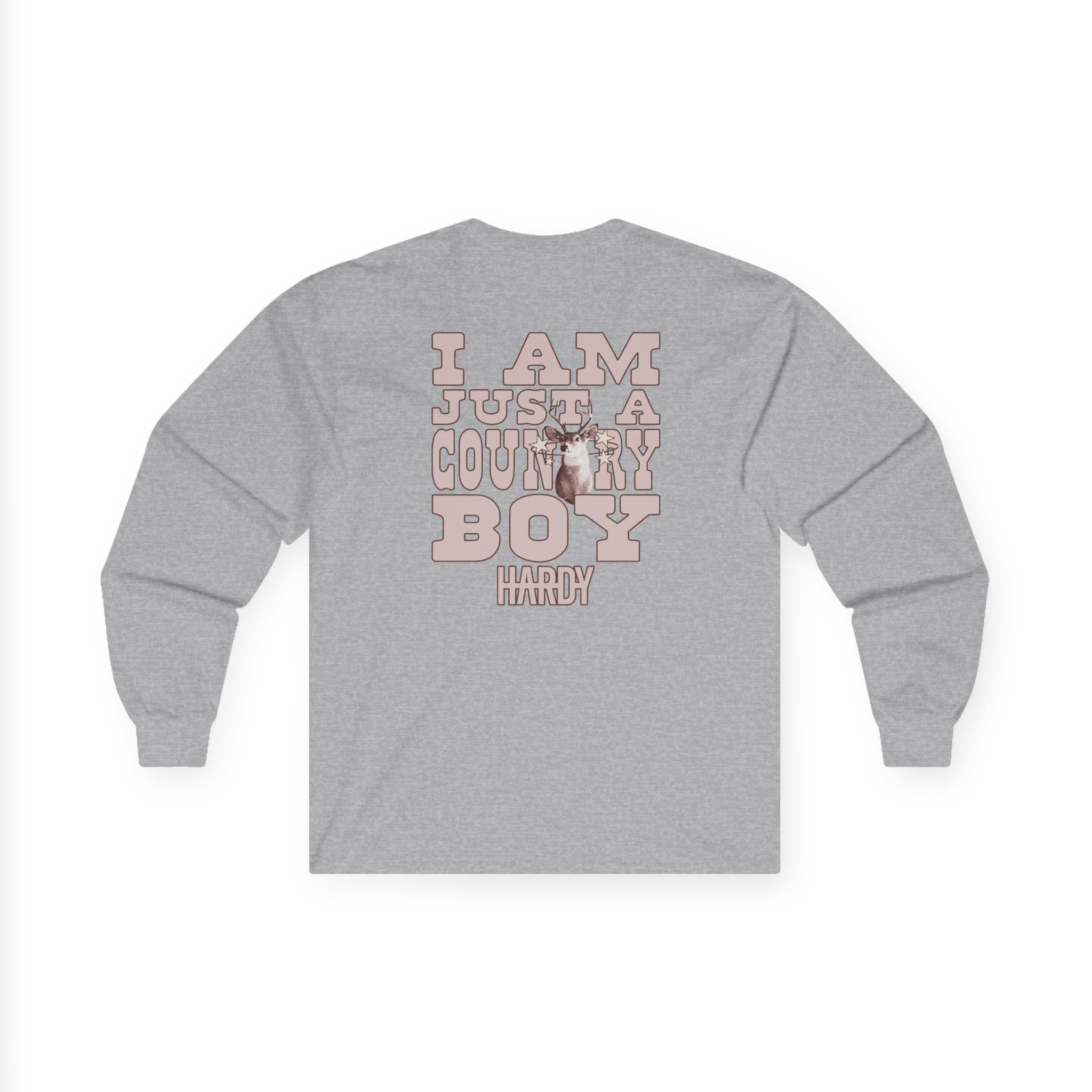 Hd I Am Just a Country Boy Crewneck Unisex Ultra Cotton Long Sleeve Tee - Image 6