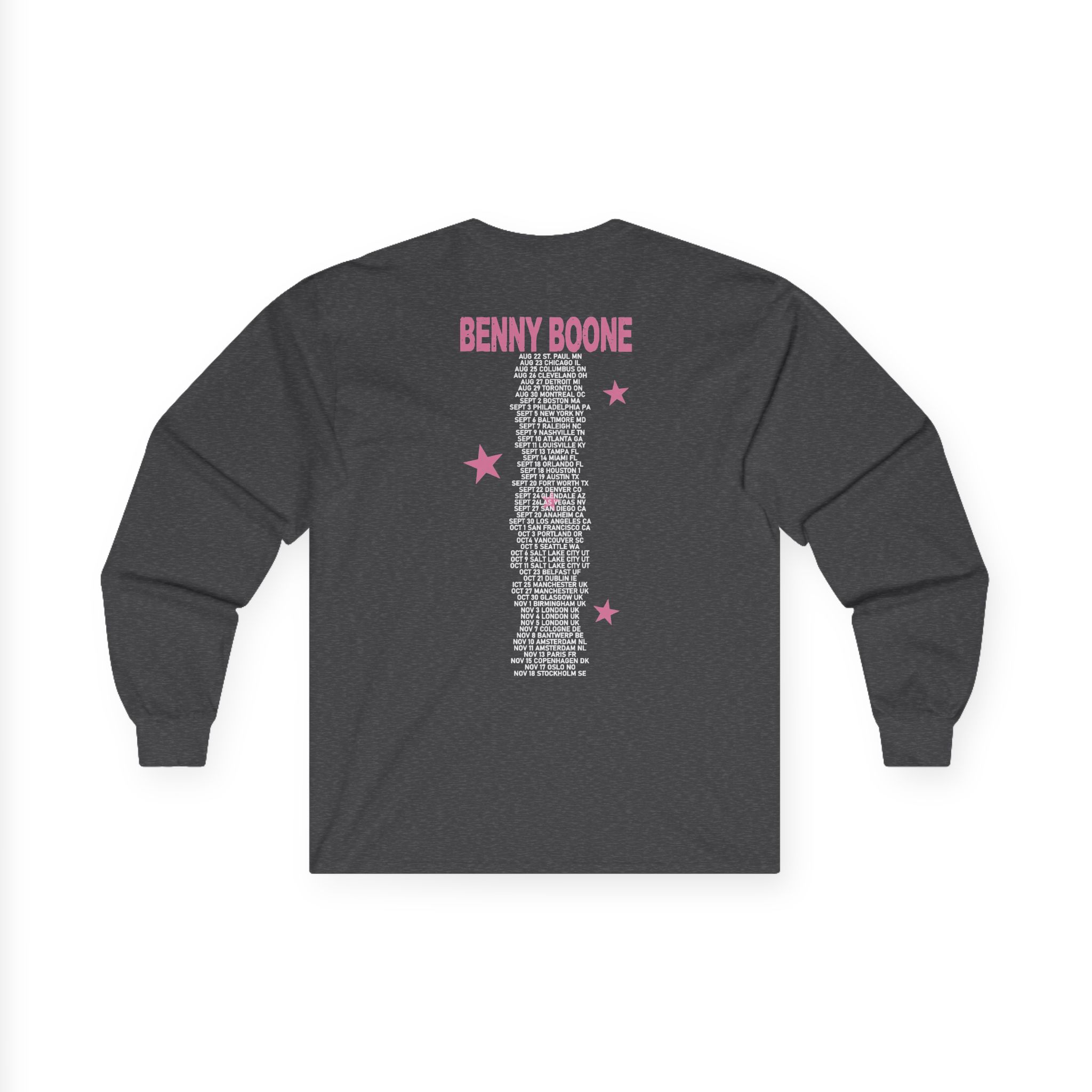 Benson Boone American Heart Unisex Ultra Cotton Long Sleeve Tee - Image 2
