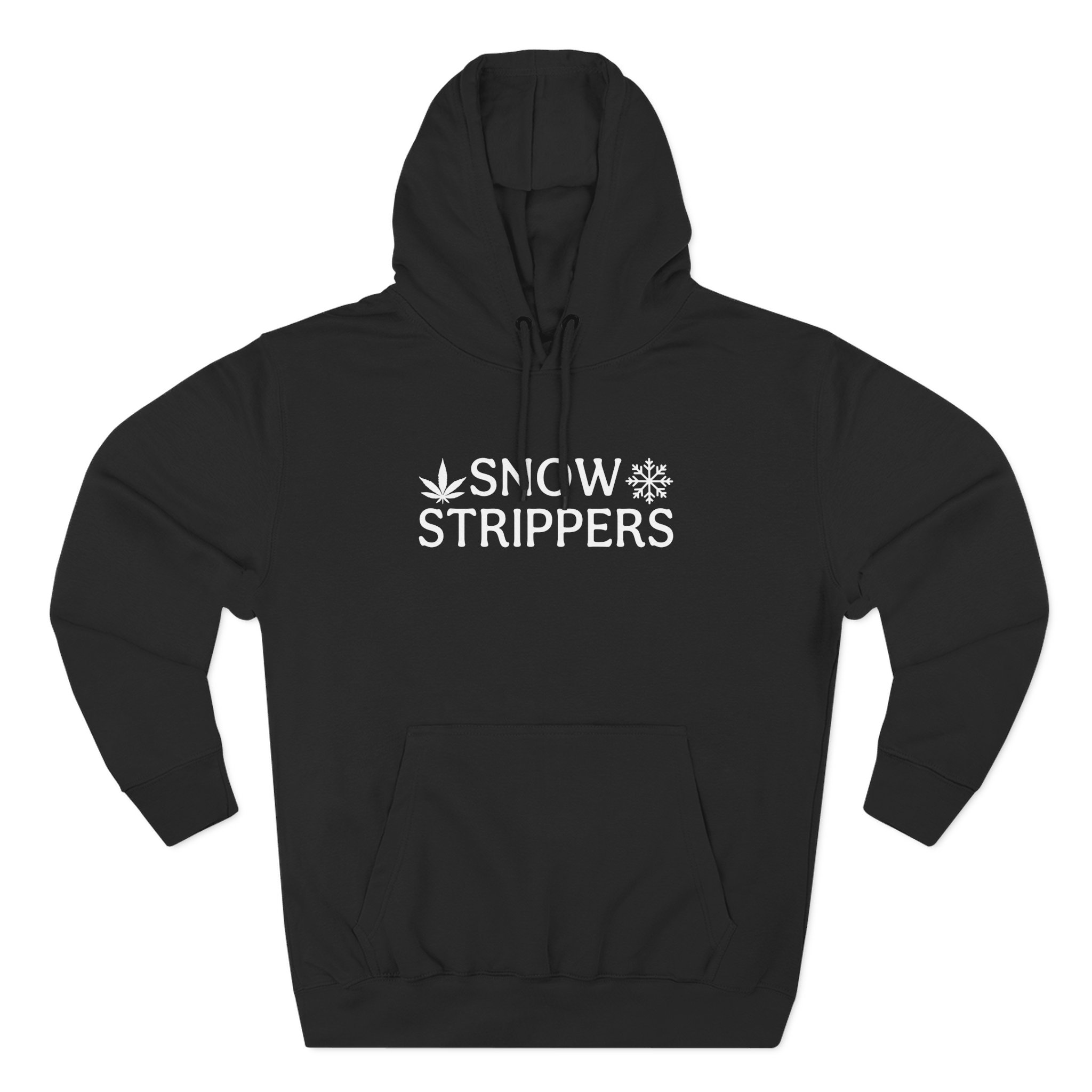 Snow Strippers Three-Panel Fleece Hoodie