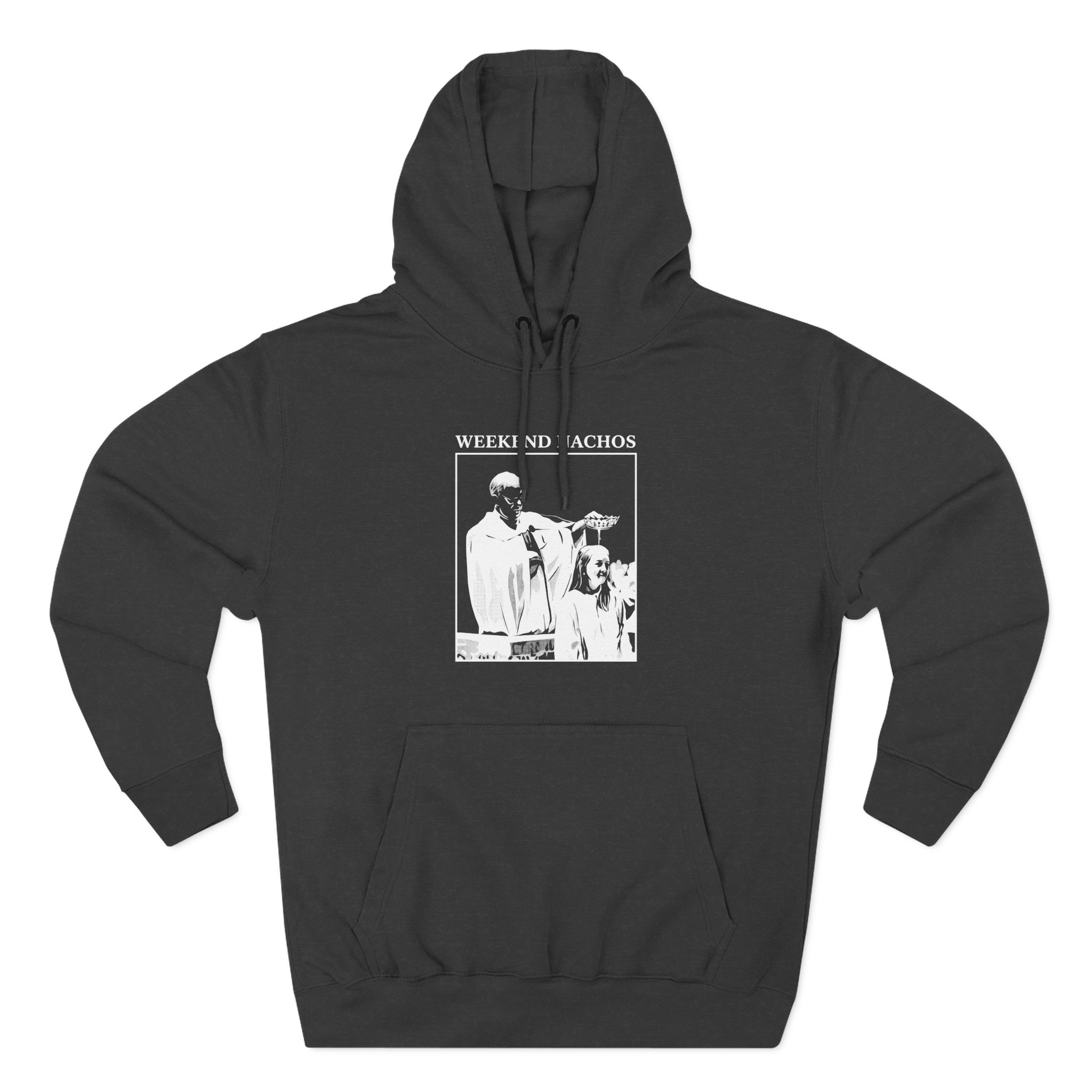 Weekend Nachos Three-Panel Fleece Hoodie - Image 3