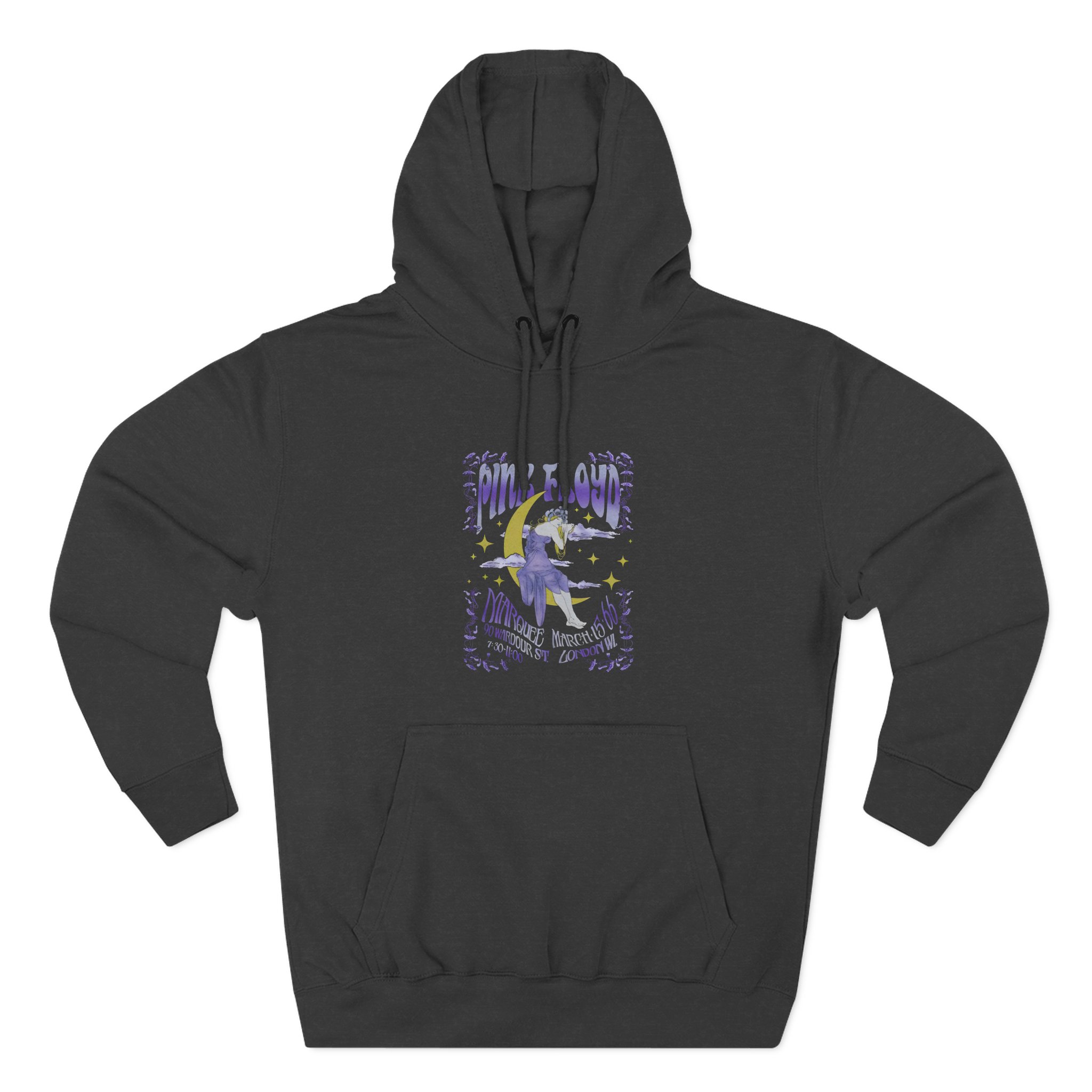 Pink Floyd Marquee Three-Panel Fleece Hoodie - Image 3
