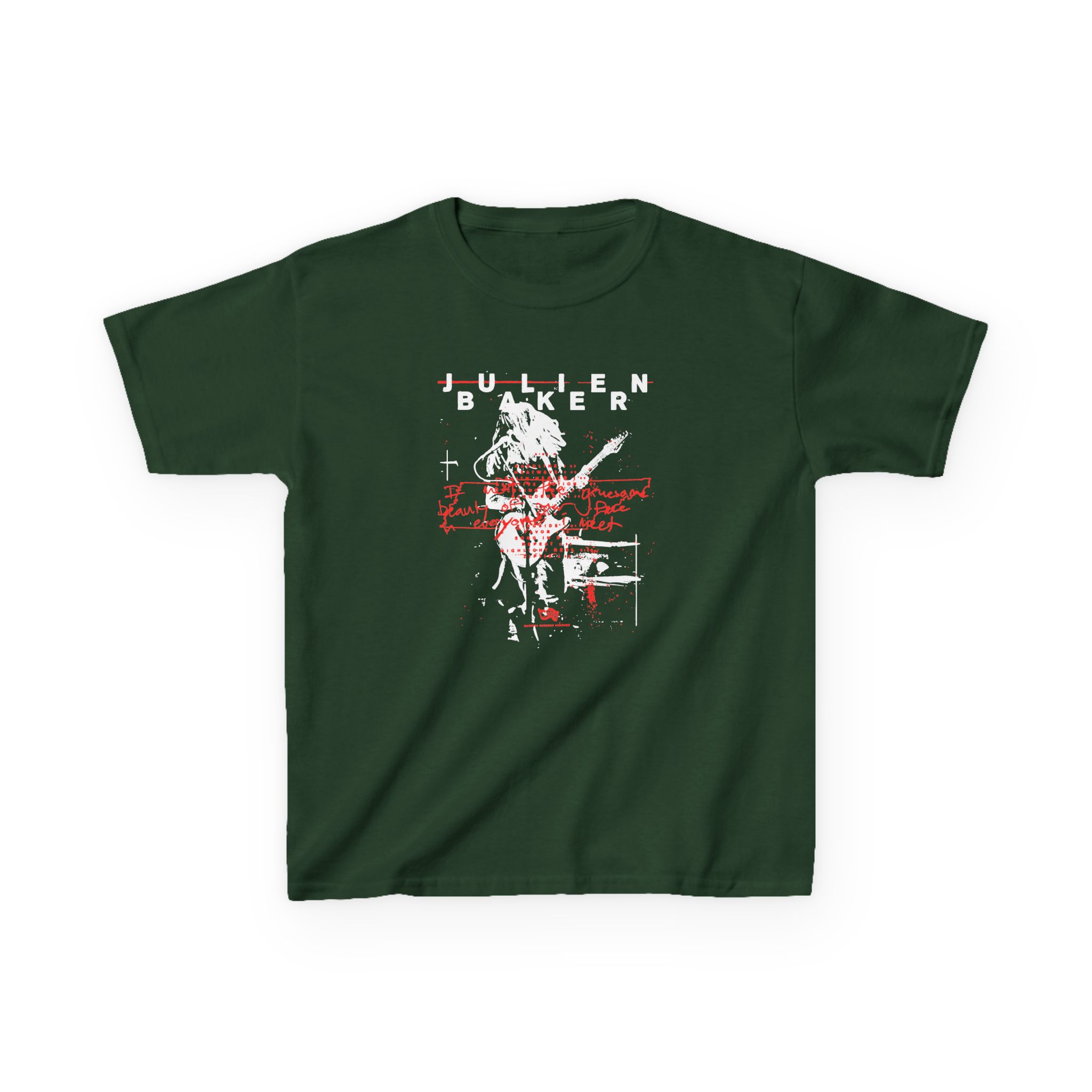 Julien Baker Live Flier Kids Heavy Cotton™ Tee - Image 3