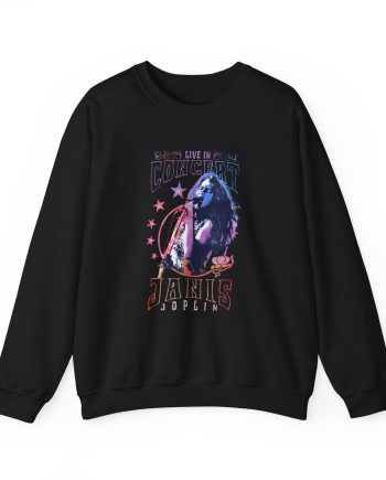 Janis Joplin Concer Unisex Heavy Blend™ Crewneck Sweatshirt