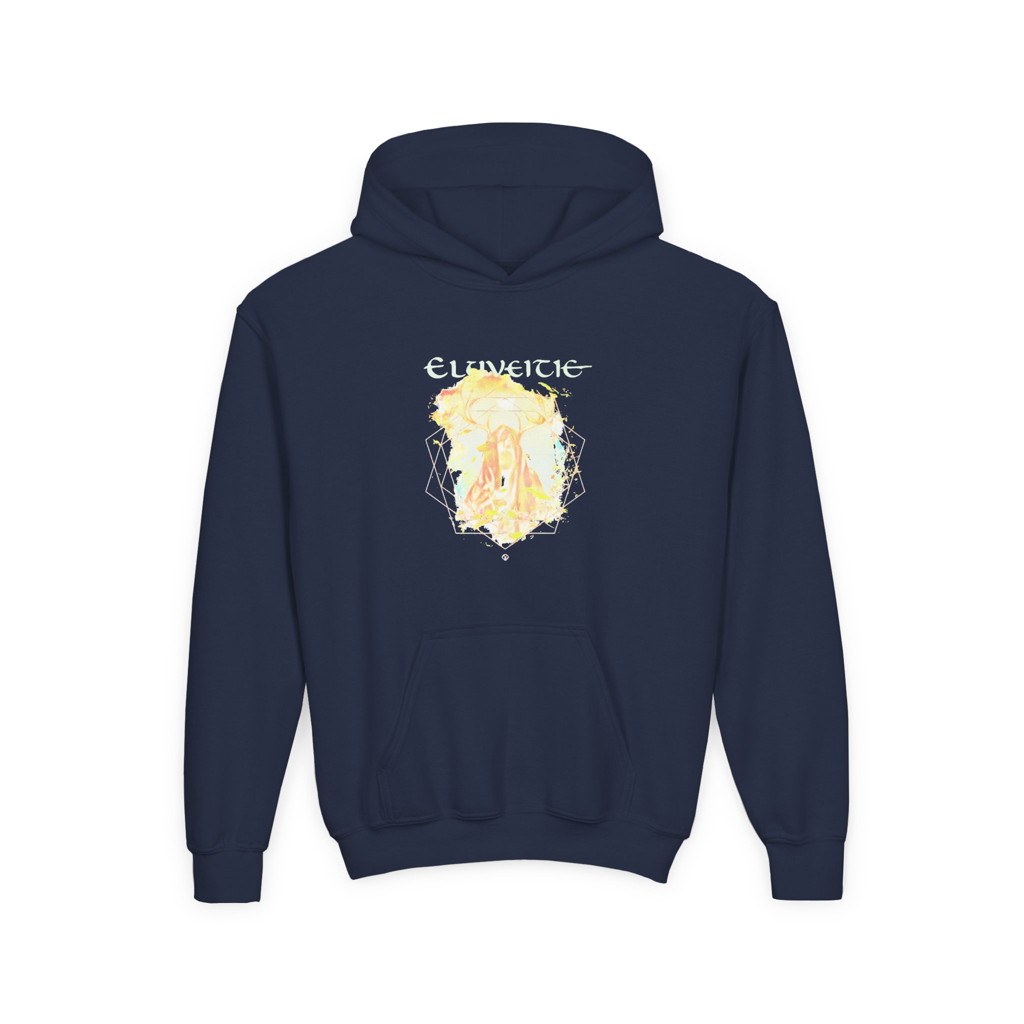Eluveitie Awen Youth Heavy Blend Hooded Sweatshirt - Image 3