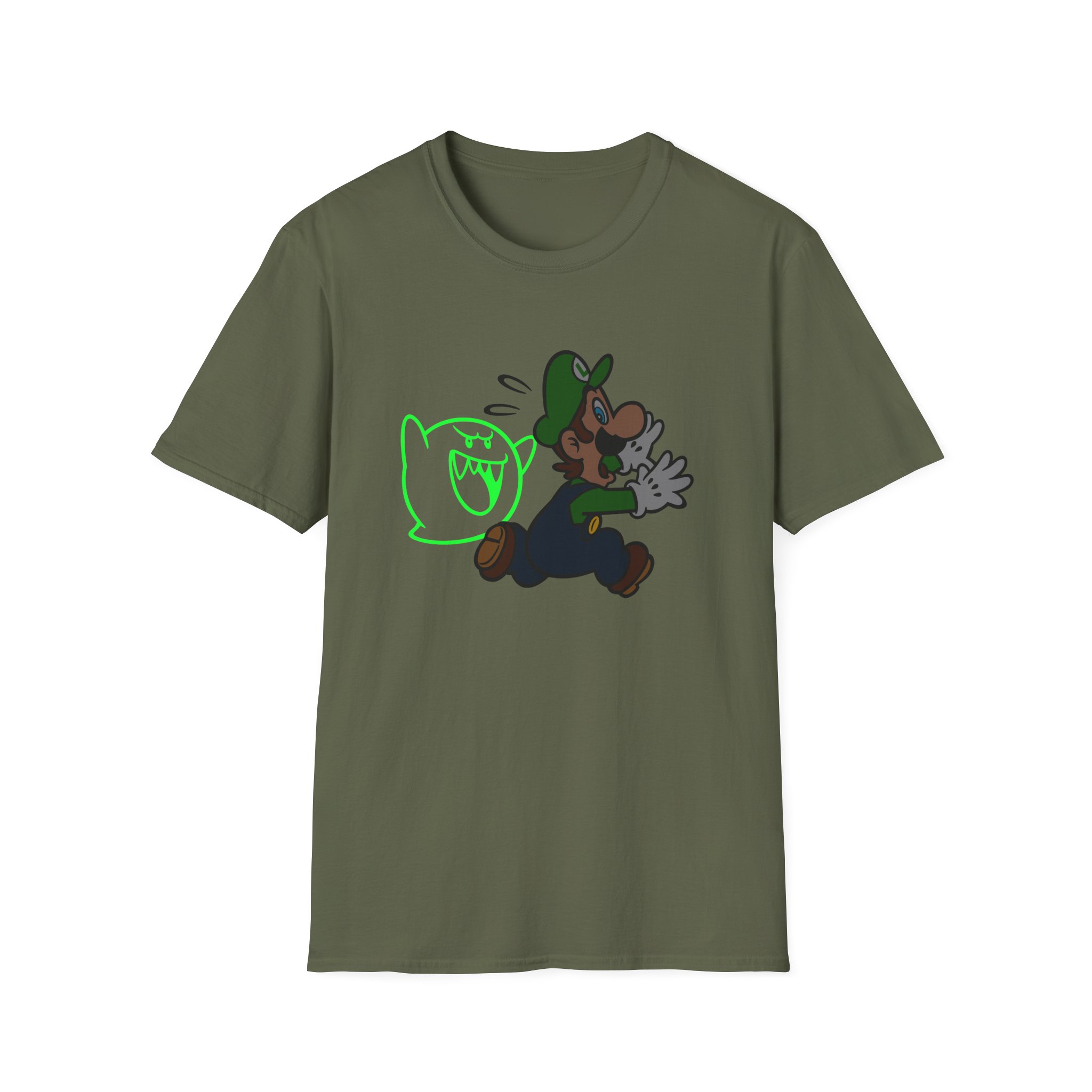 NTD Luigi™ and Boo Unisex Softstyle T-Shirt - Image 13