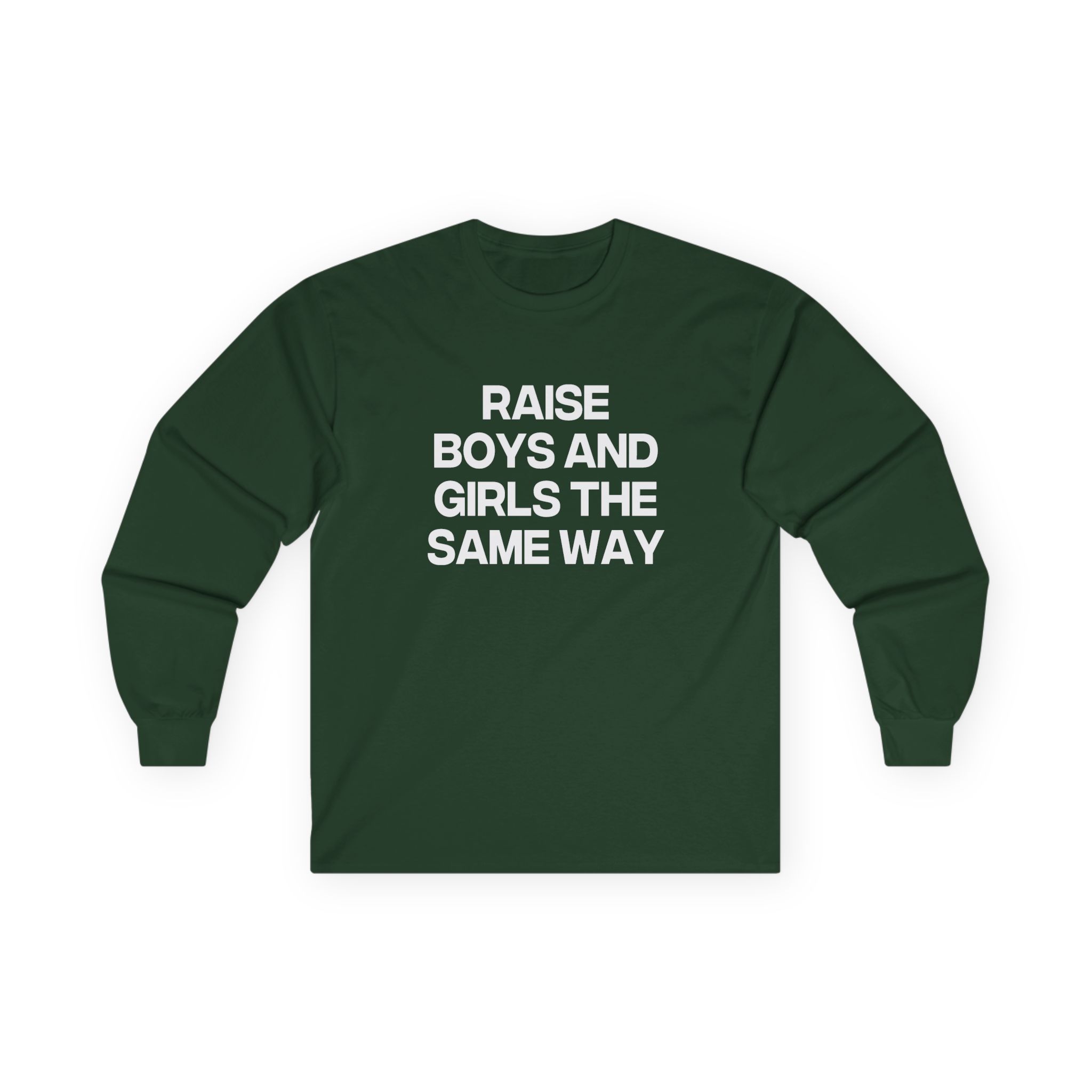 Jenny Holzer Raise the Same Way Unisex Ultra Cotton Long Sleeve Tee - Image 7