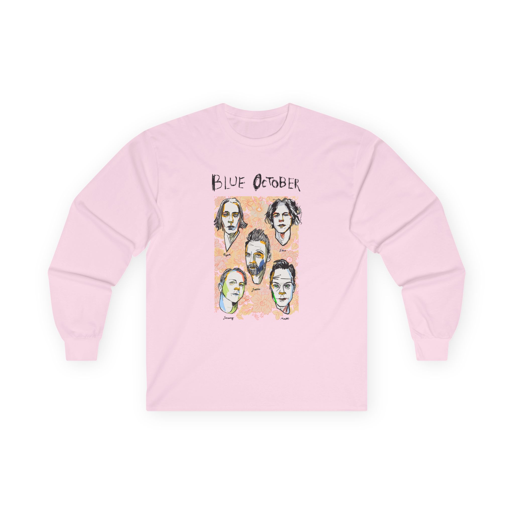 Blue October Caricature Unisex Ultra Cotton Long Sleeve Tee - Image 9
