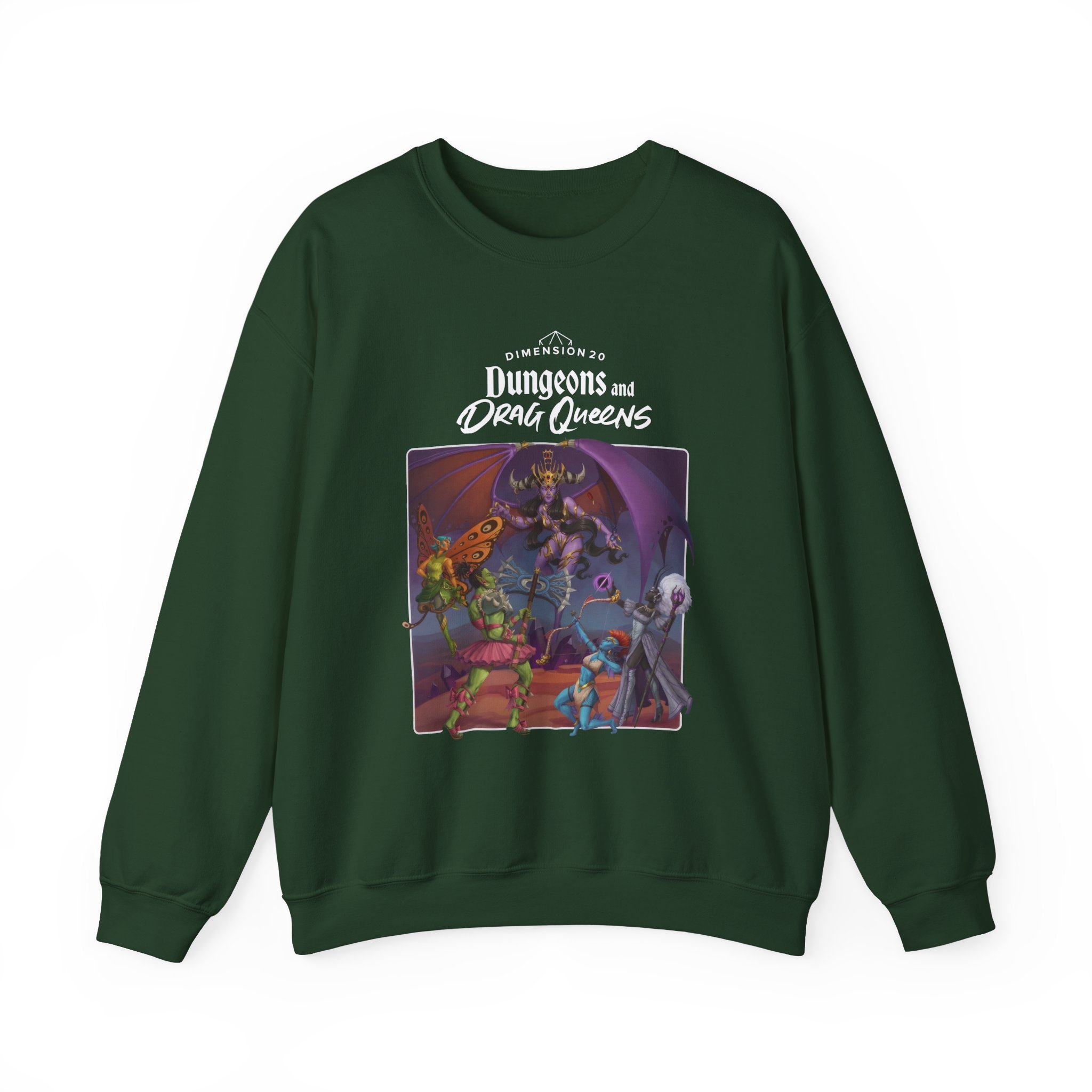Dropout Dungeons and Drag Queens Unisex Heavy Blend™ Crewneck Sweatshirt - Image 9
