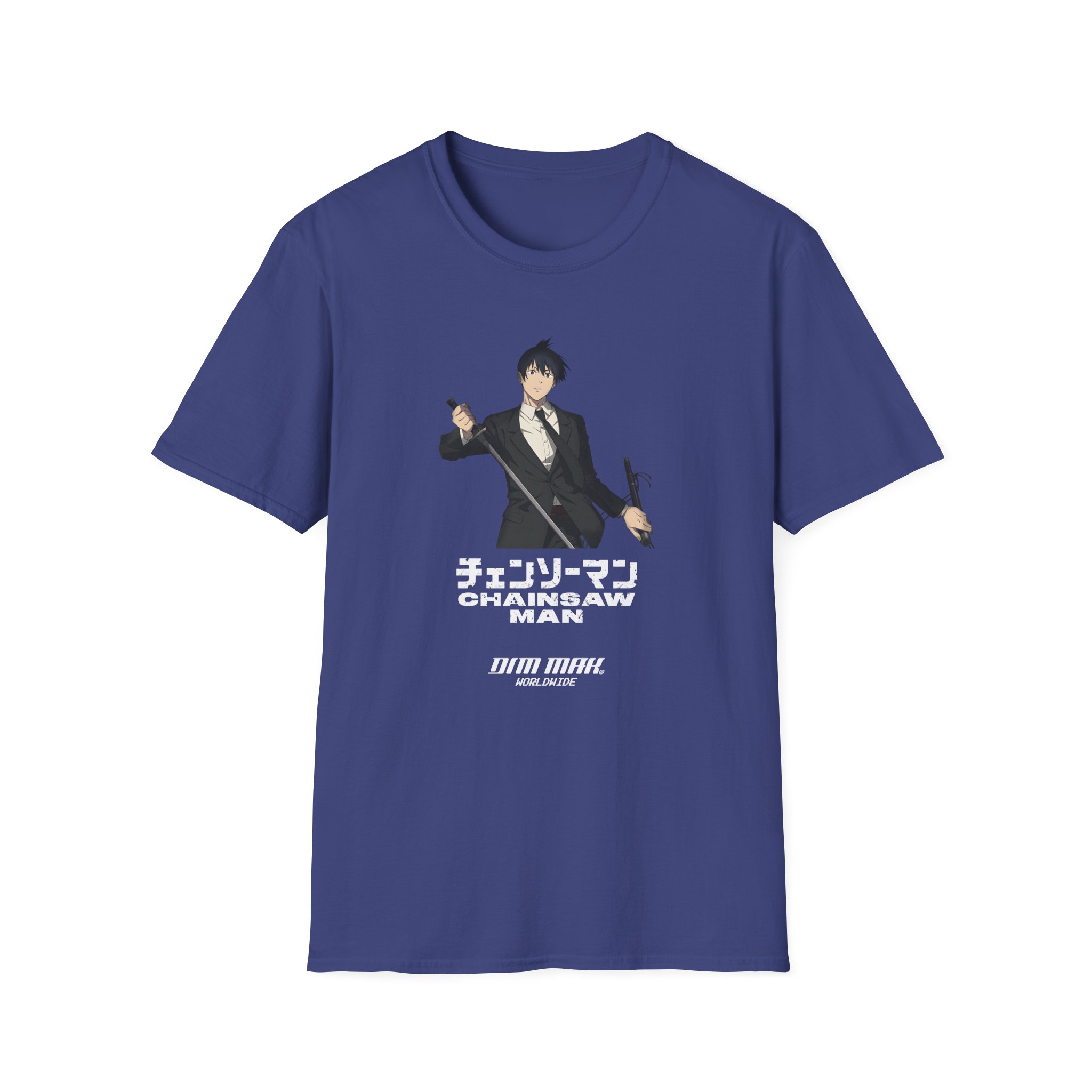 Chainsaw Man X Dim Mak Aki Unisex Softstyle T-Shirt - Image 11