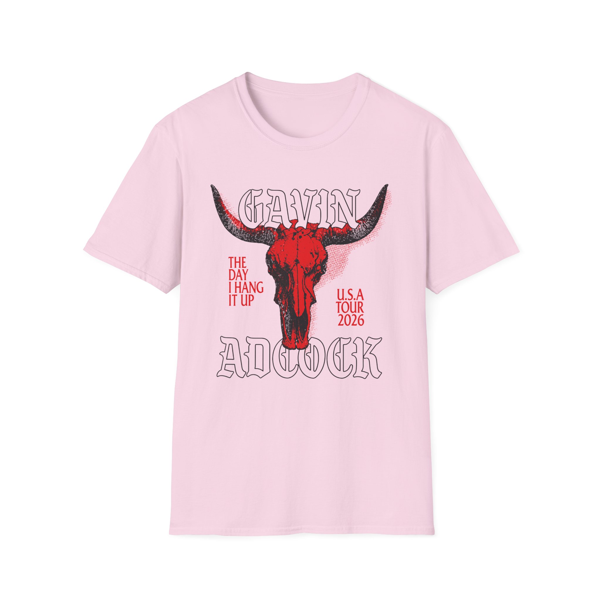 Gavin Adcock Ivory Steerhead Unisex Softstyle T-Shirt - Image 11