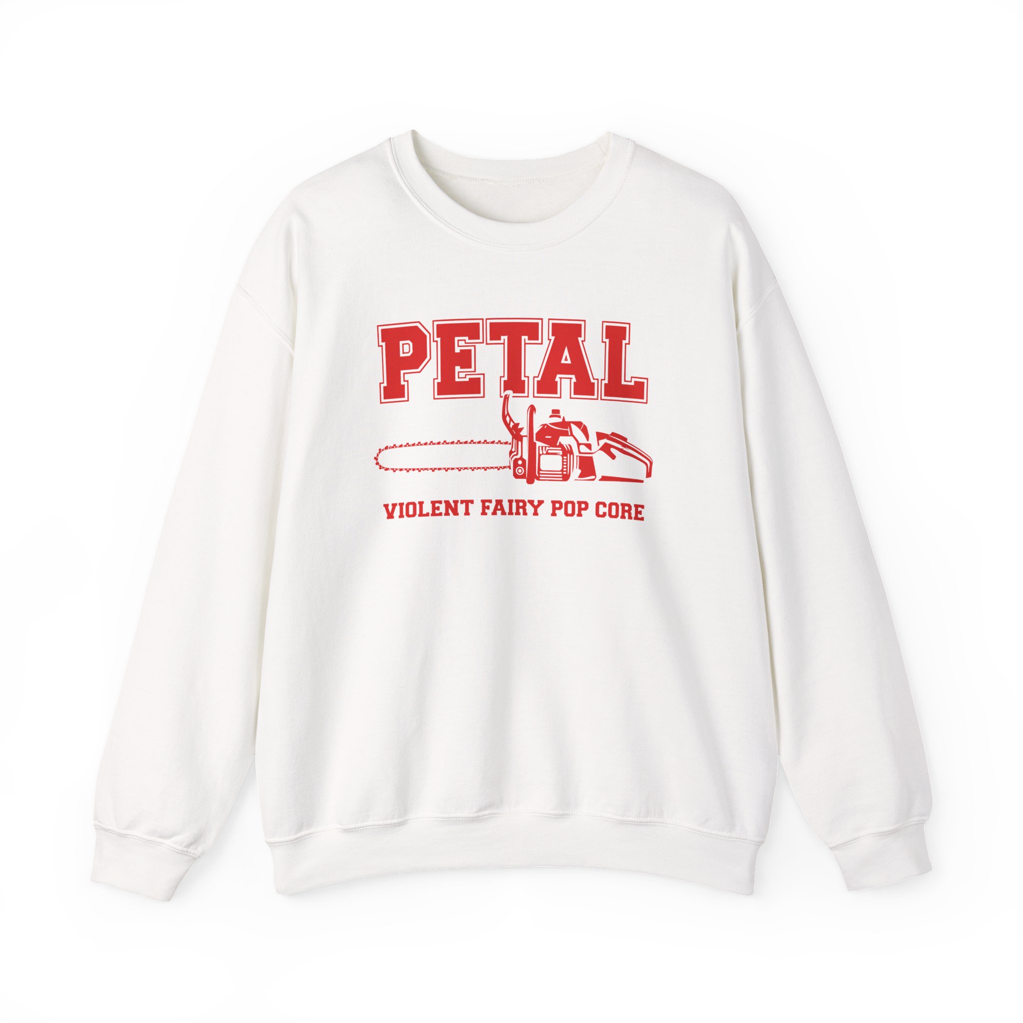 AG petal chainsaw Unisex Heavy Blend™ Crewneck Sweatshirt - Image 3