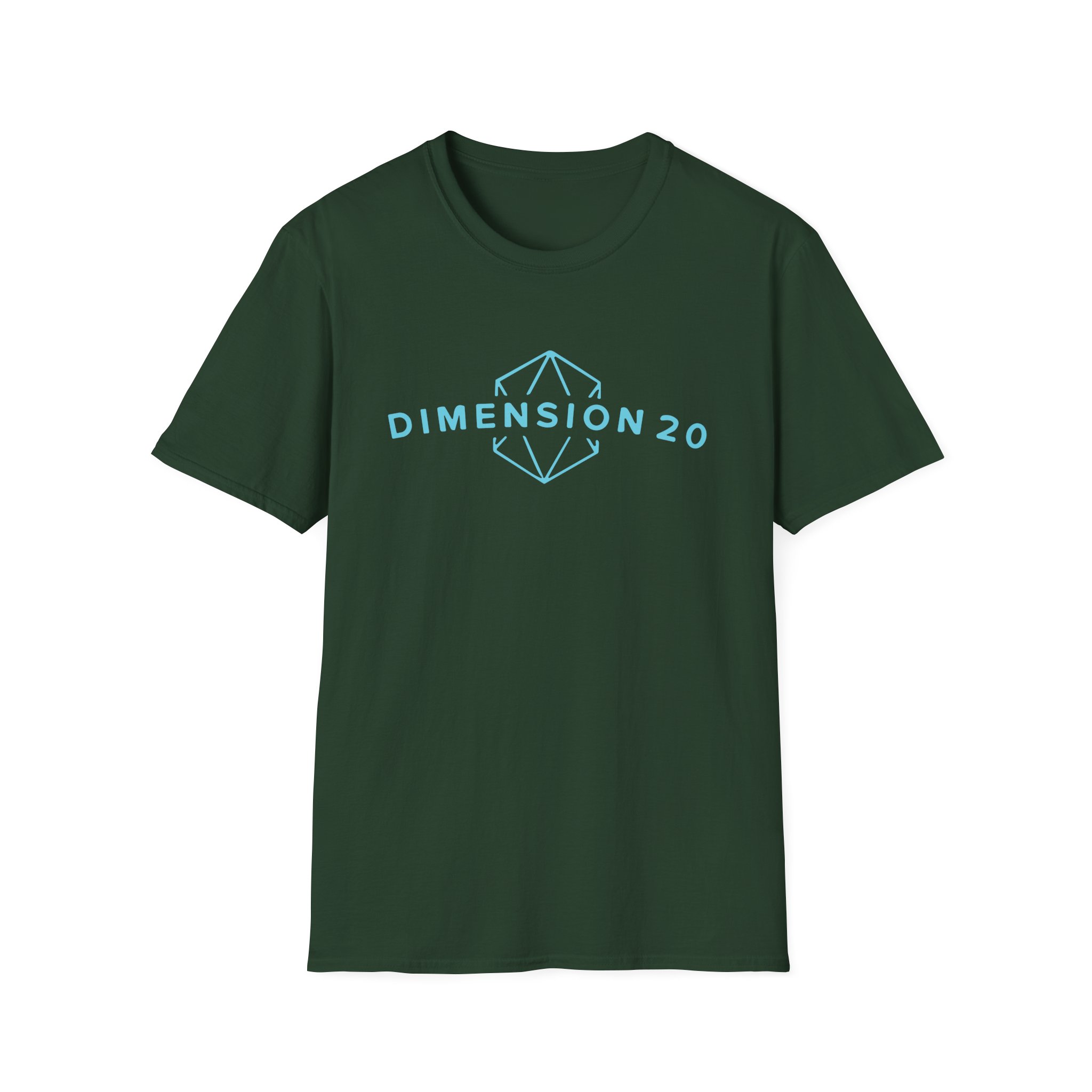 Dropout Dimension 20 Logo Unisex Softstyle T-shirt - Image 5