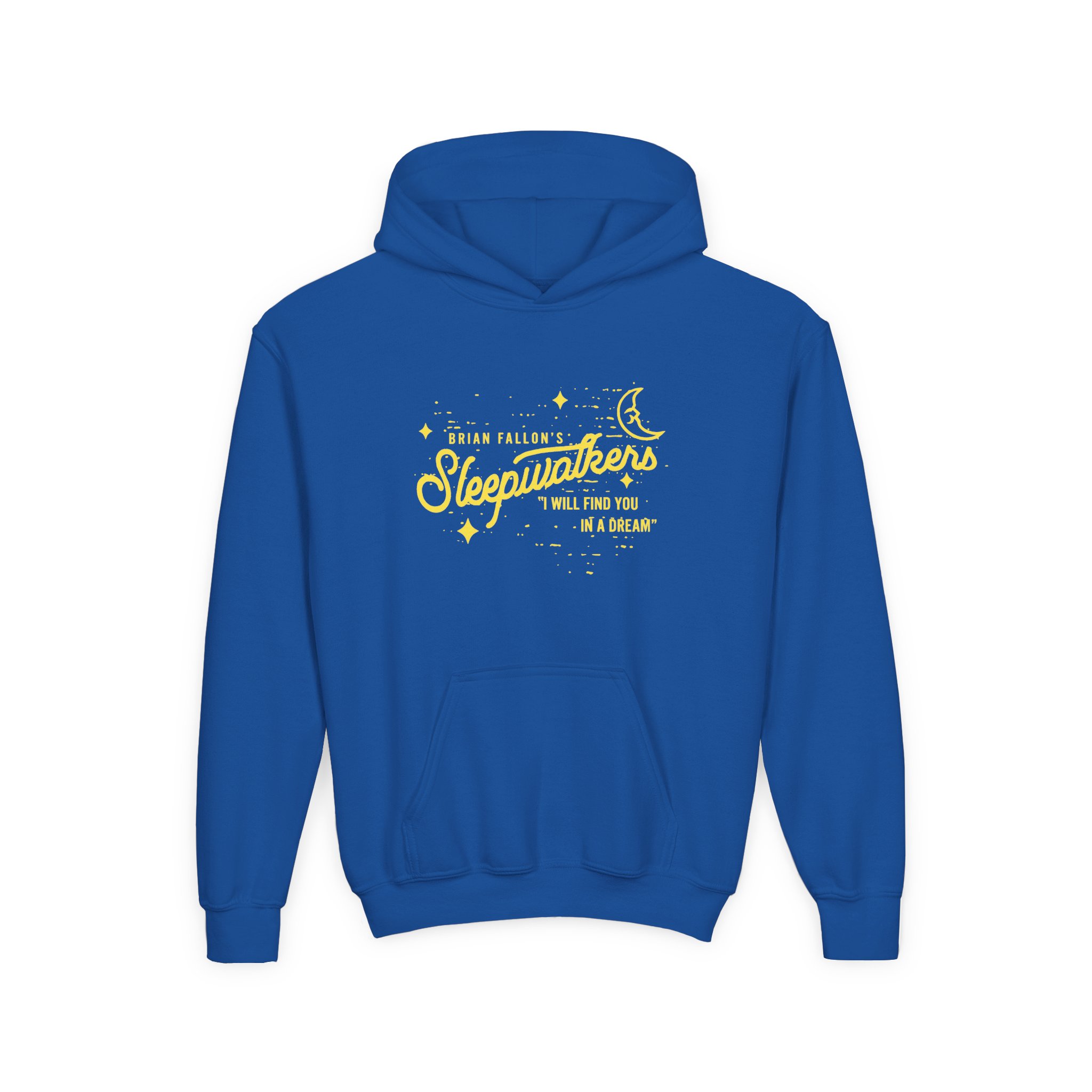 Brian Fallon Sleepwalkers Youth Heavy Blend Hooded Sweatshirt - Image 7