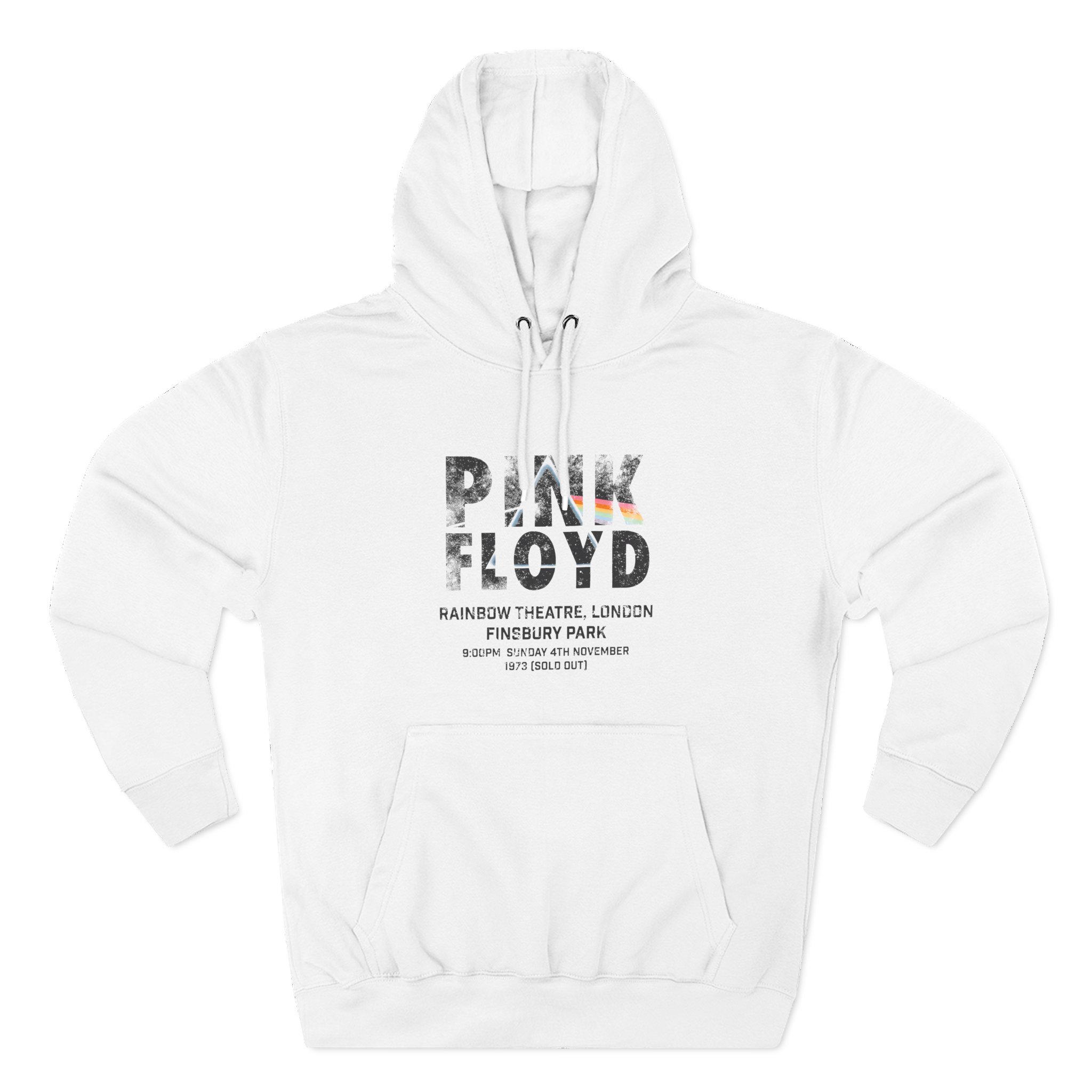 Pink Floyd Rainbow Three-Panel Fleece Hoodie