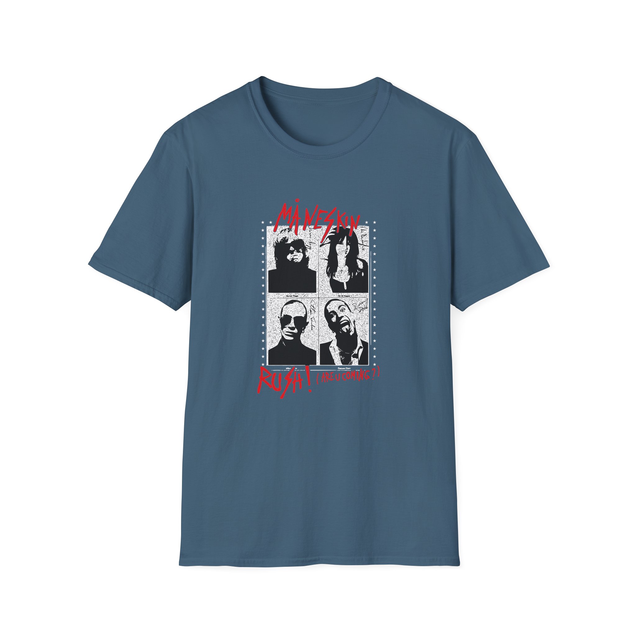 Maneskin RUSH! Unisex Softstyle T-Shirt - Image 7