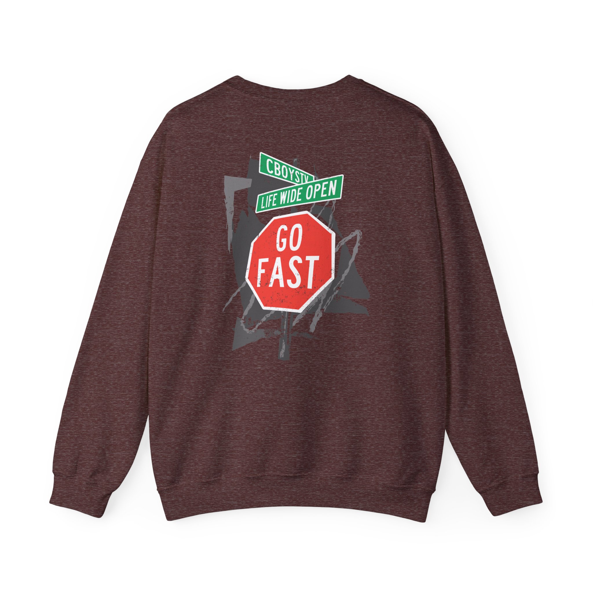 Cboystv Street Sign Unisex Heavy Blend™ Crewneck Sweatshirt - Image 4