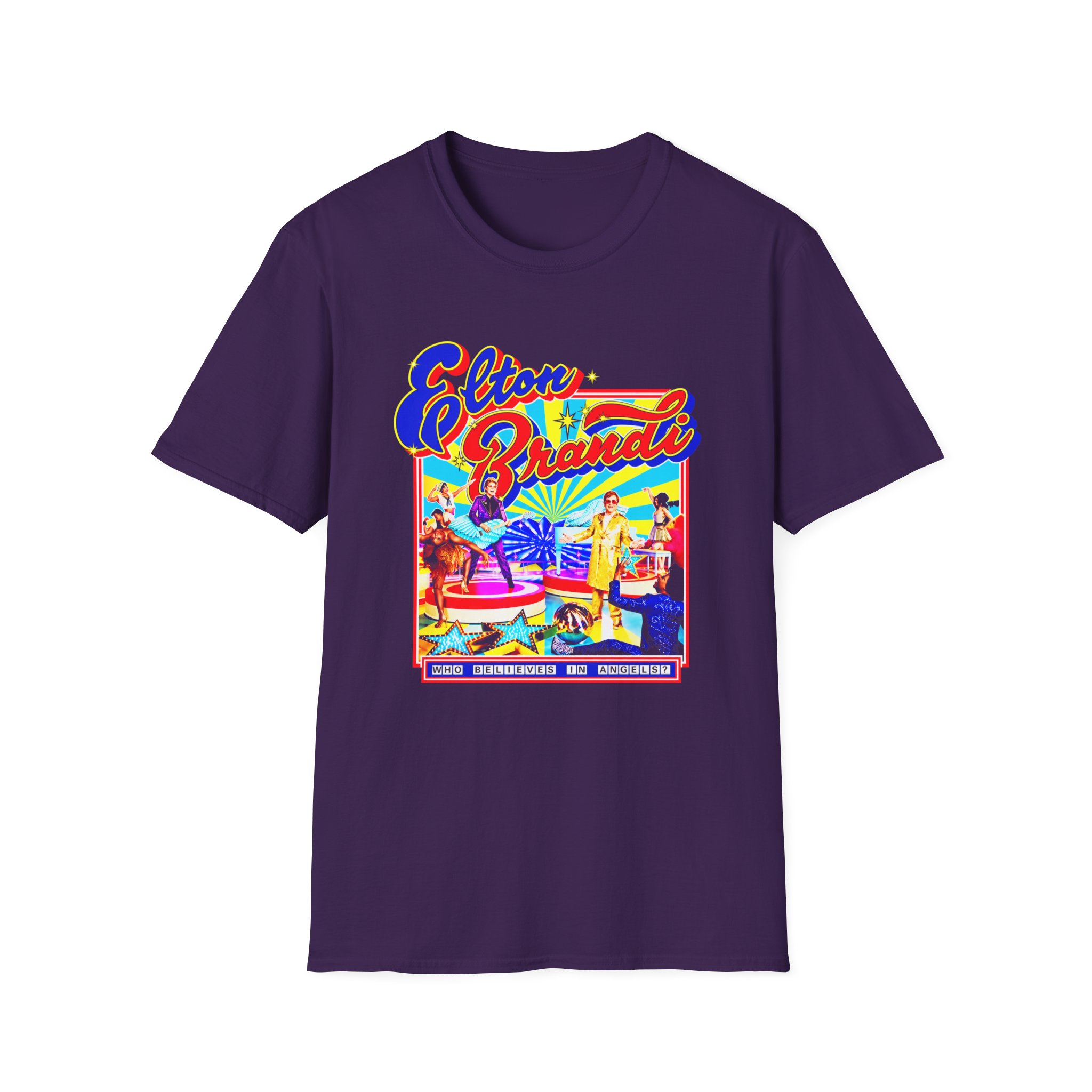 Ej Farewell Who Believes in Angels Unisex Softstyle T-Shirt - Image 11