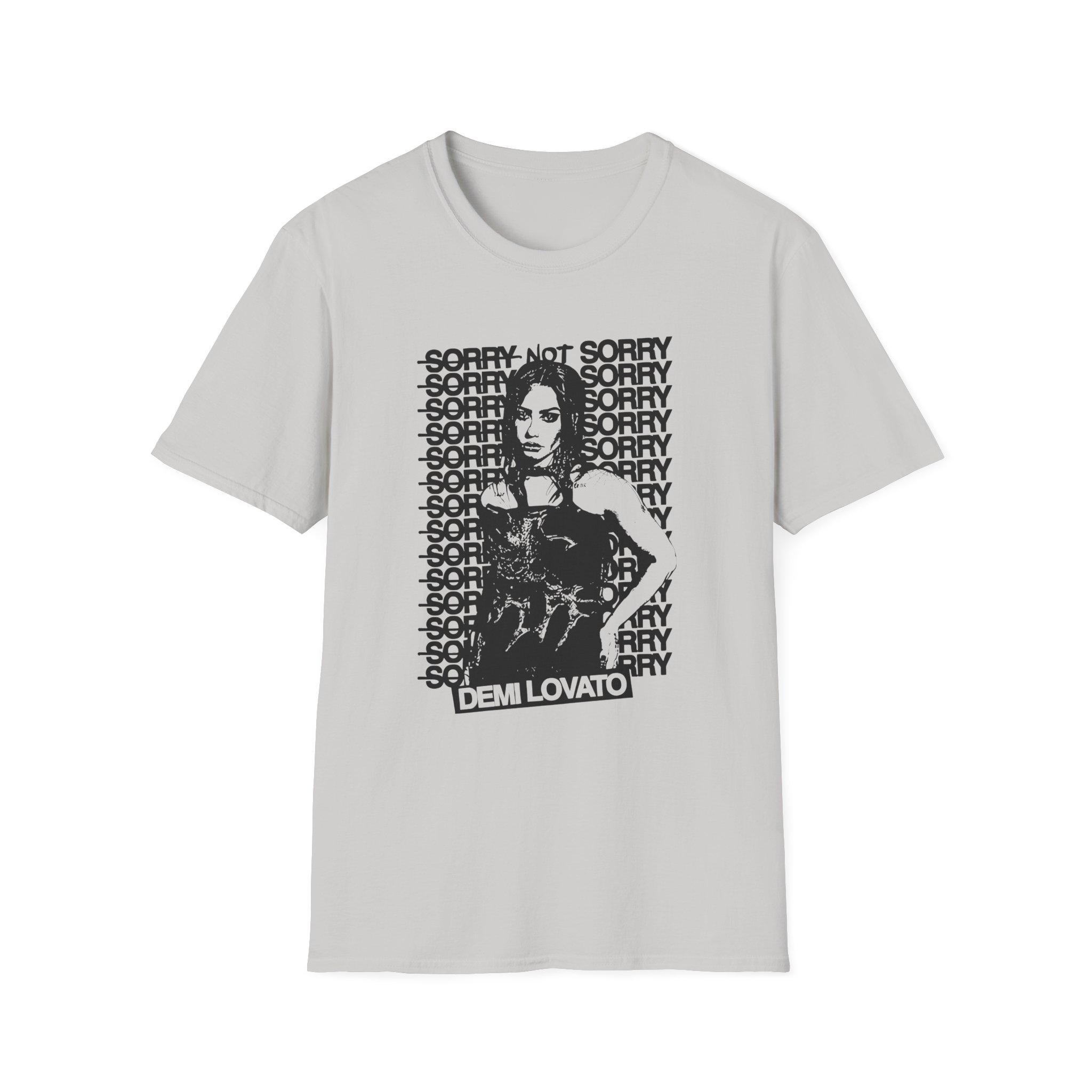 D L Sorry Not Sorry Unisex Softstyle T-Shirt - Image 5