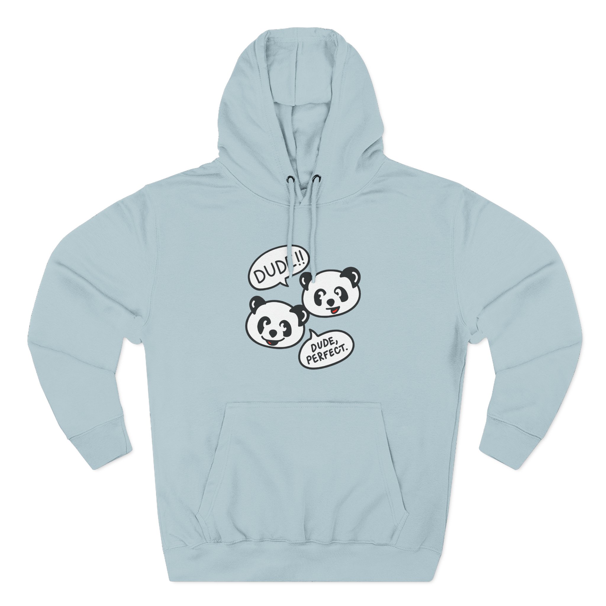 Dude Perfect Panda Comic Three-Panel Fleece Hoodie - Image 15
