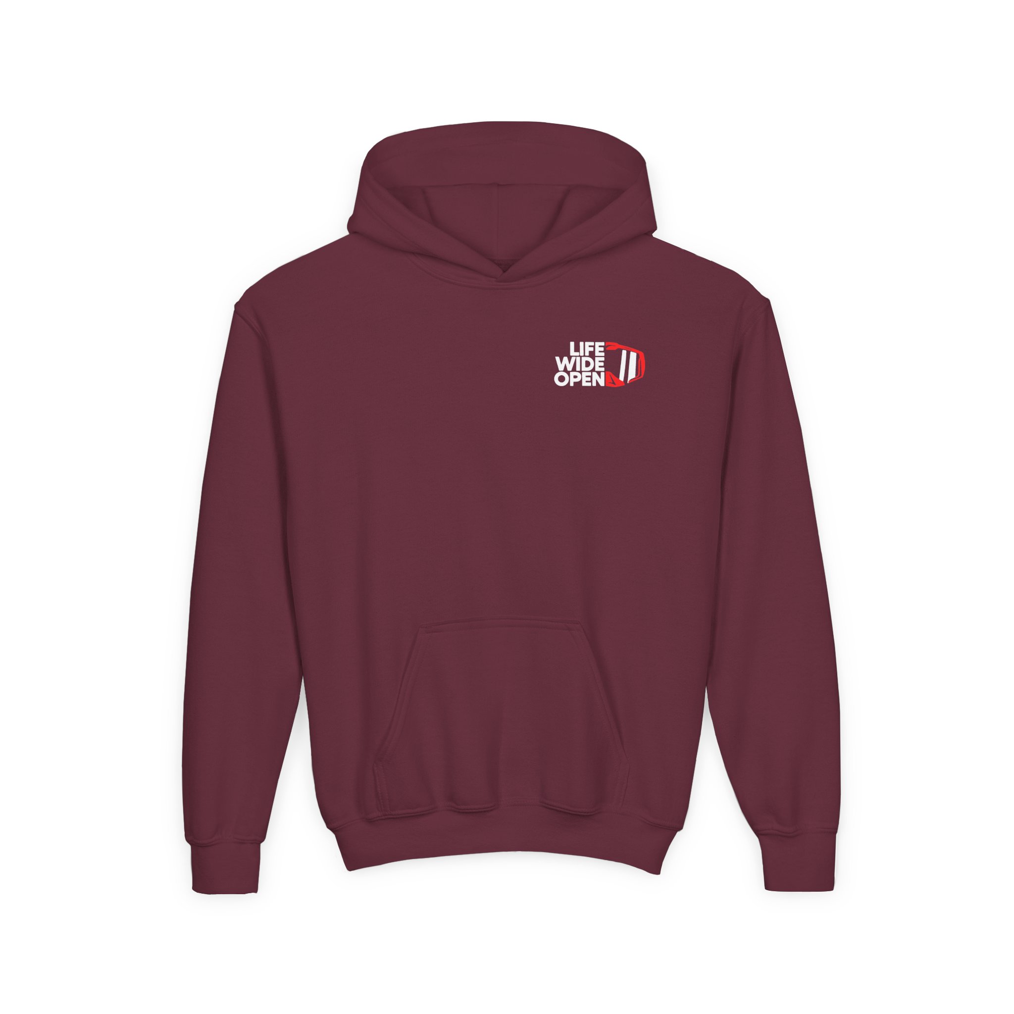 Cboystv Dirtbike Blowup Youth Heavy Blend Hooded Sweatshirt - Image 3
