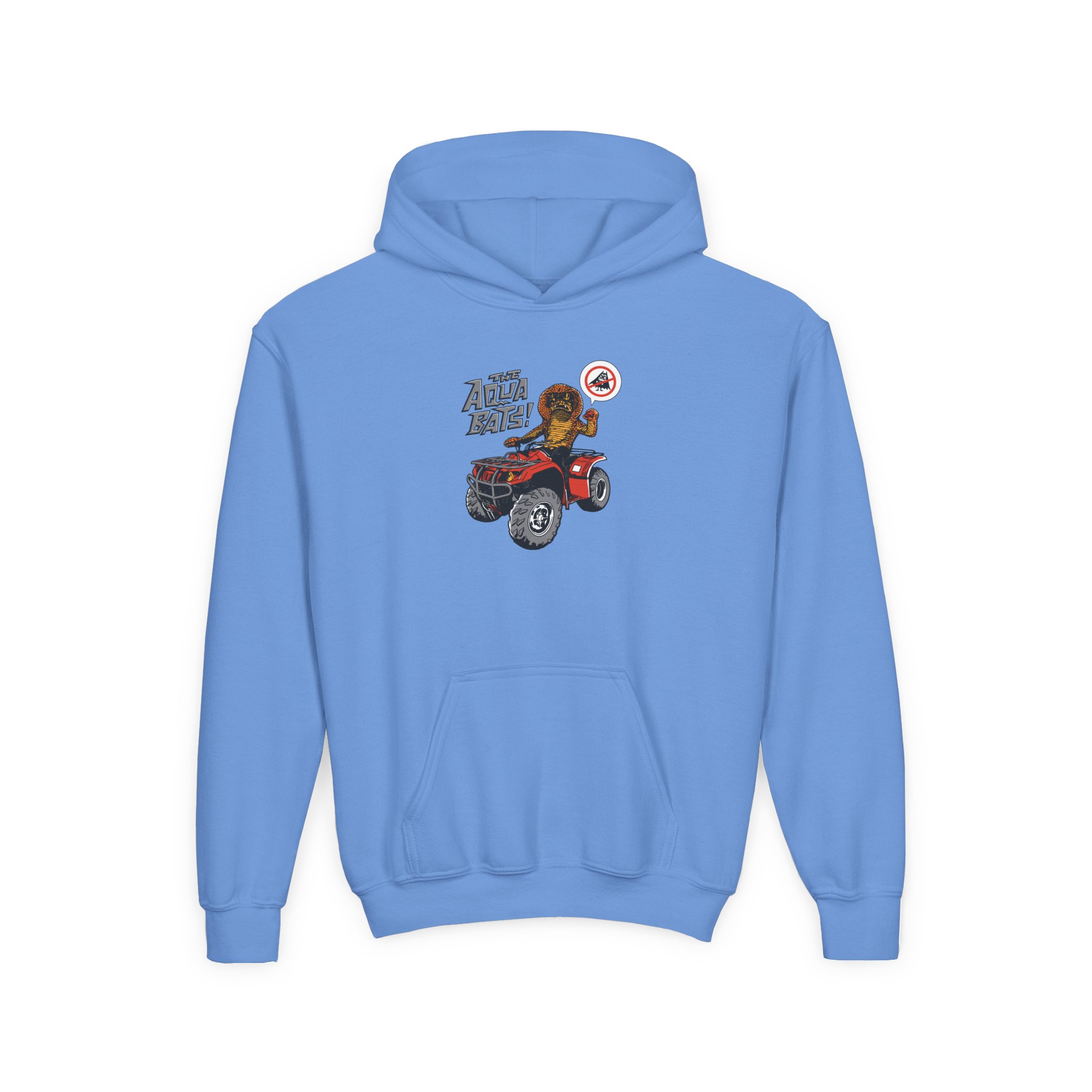 The Aquabats Cobra Man Youth Heavy Blend Hooded Sweatshirt - Image 7