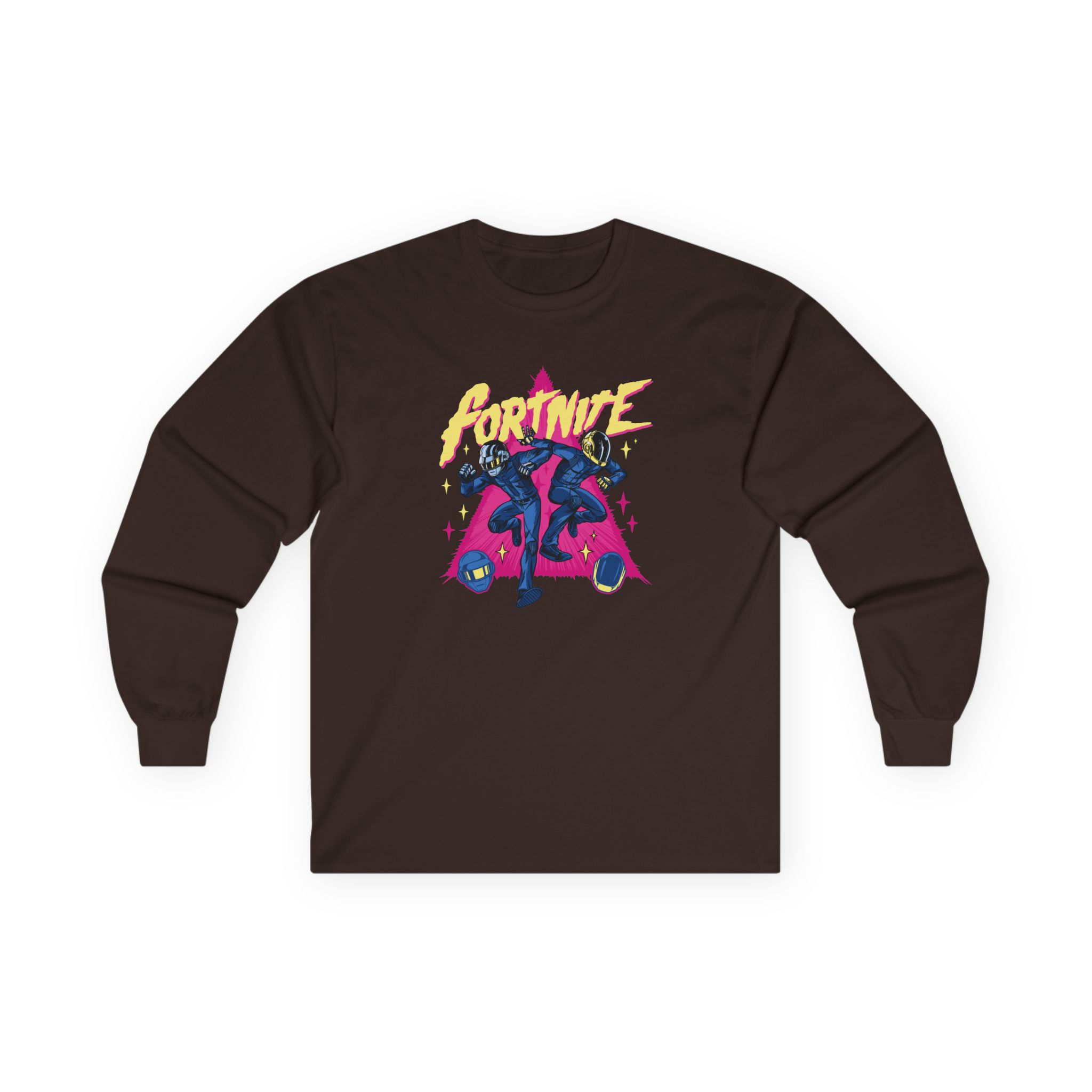Daft Punk Ortnite X Daft Punk Unisex Ultra Cotton Long Sleeve Tee - Image 3