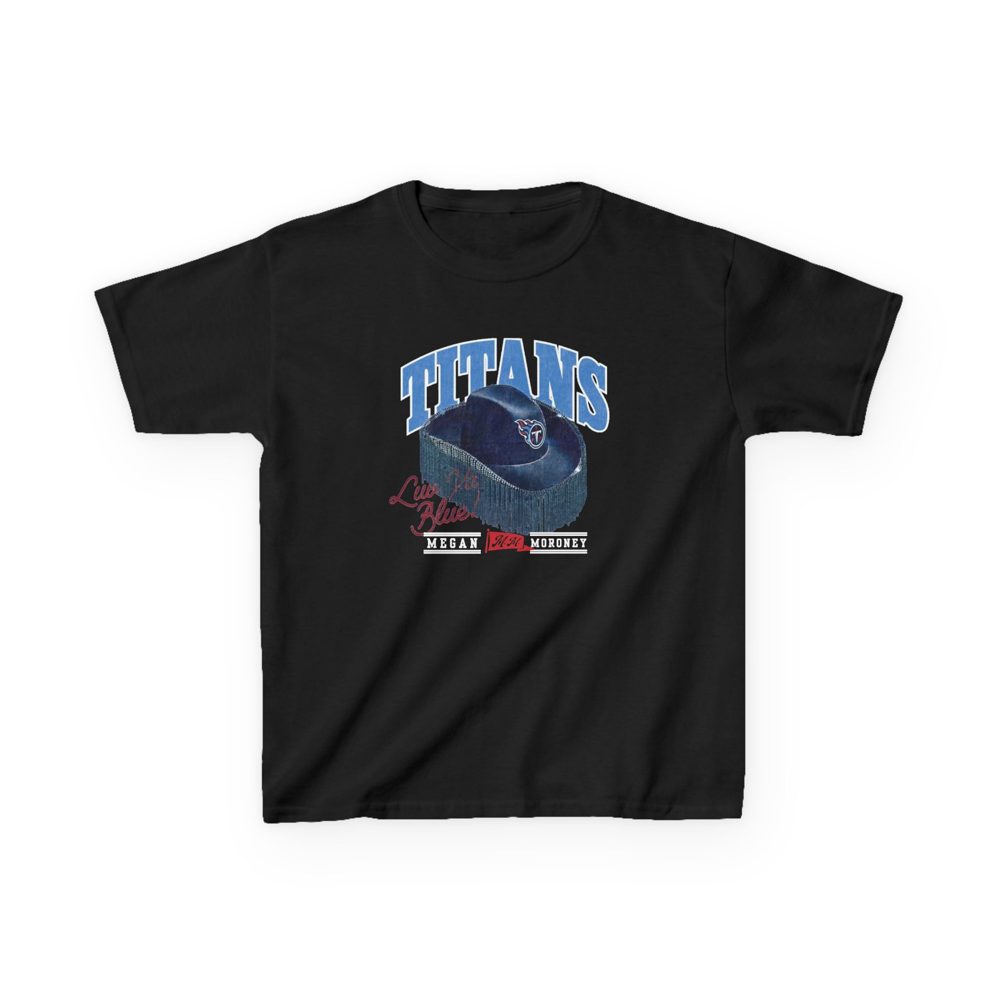 Megan Moroney Titans Cowgirl Hat Kids Heavy Cotton™ Tee