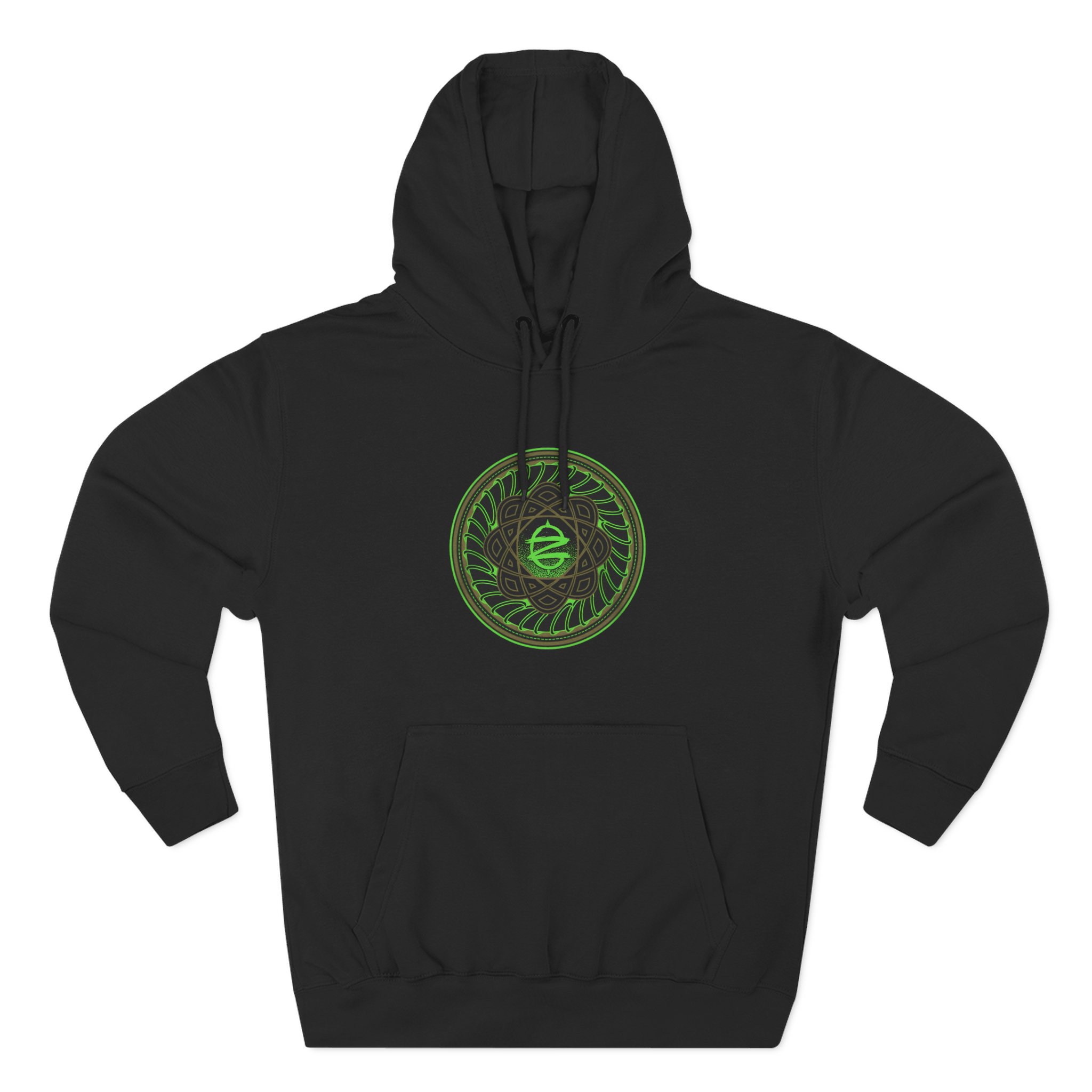 Lsdream Green Earth Three-Panel Fleece Hoodie