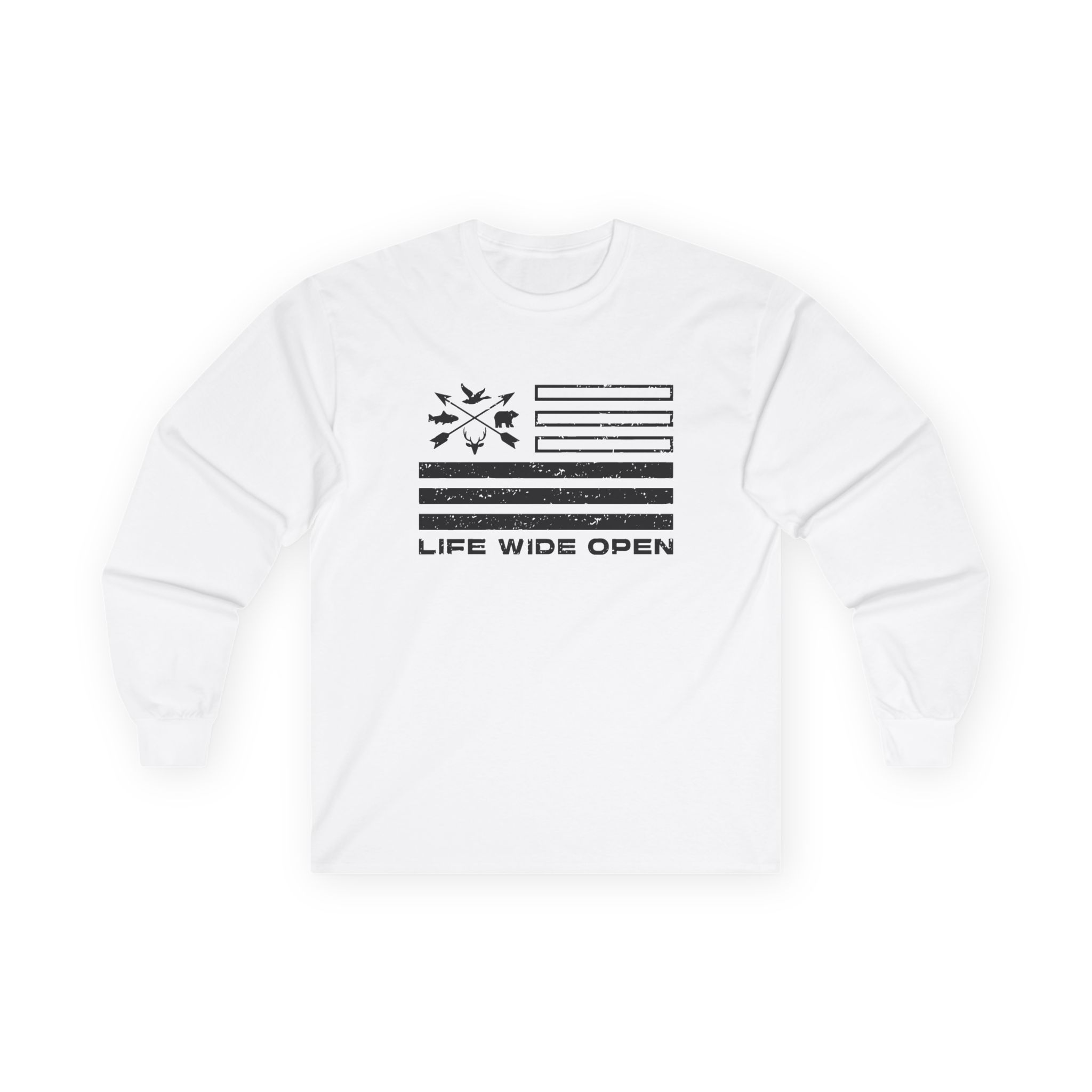Cboystv Freedom Outdoors Unisex Ultra Cotton Long Sleeve Tee