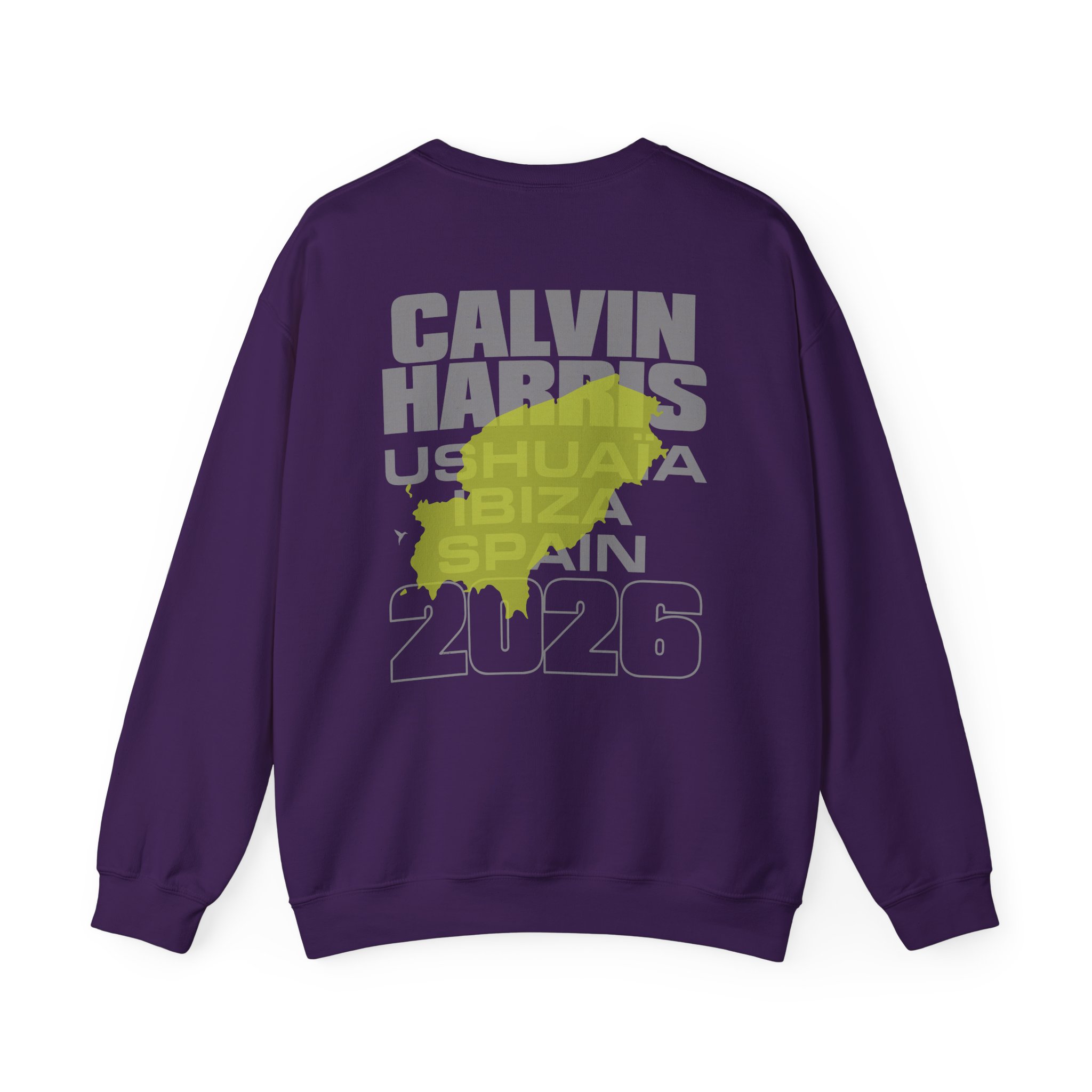 Calvin Harris Ibiza Text Unisex Heavy Blend™ Crewneck Sweatshirt - Image 12