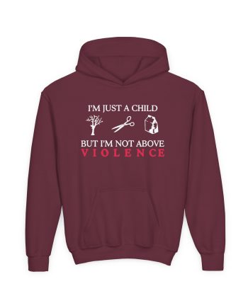 Youth Ethel Cain Not Above Violence Heavy Blend Hooded Sweatshirt