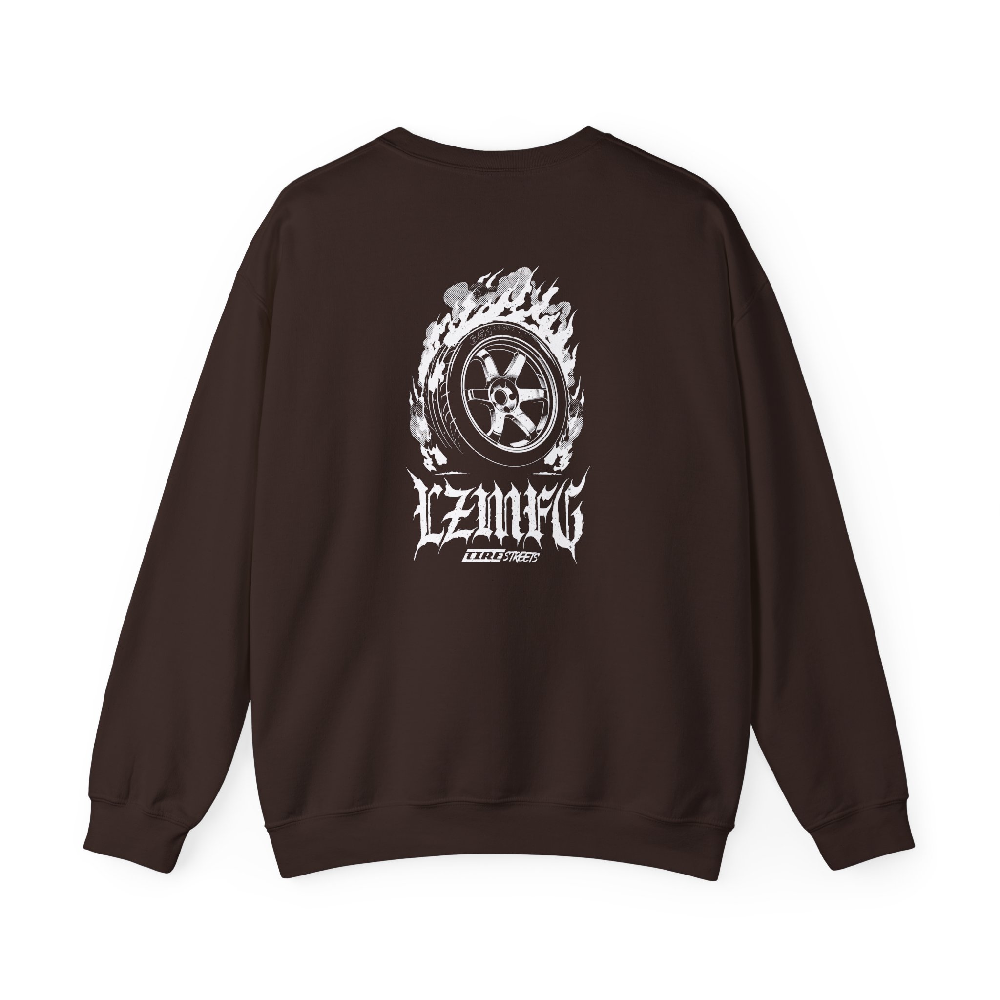 Adam LZ Tire Fire Unisex Heavy Blend™ Crewneck Sweatshirt - Image 6