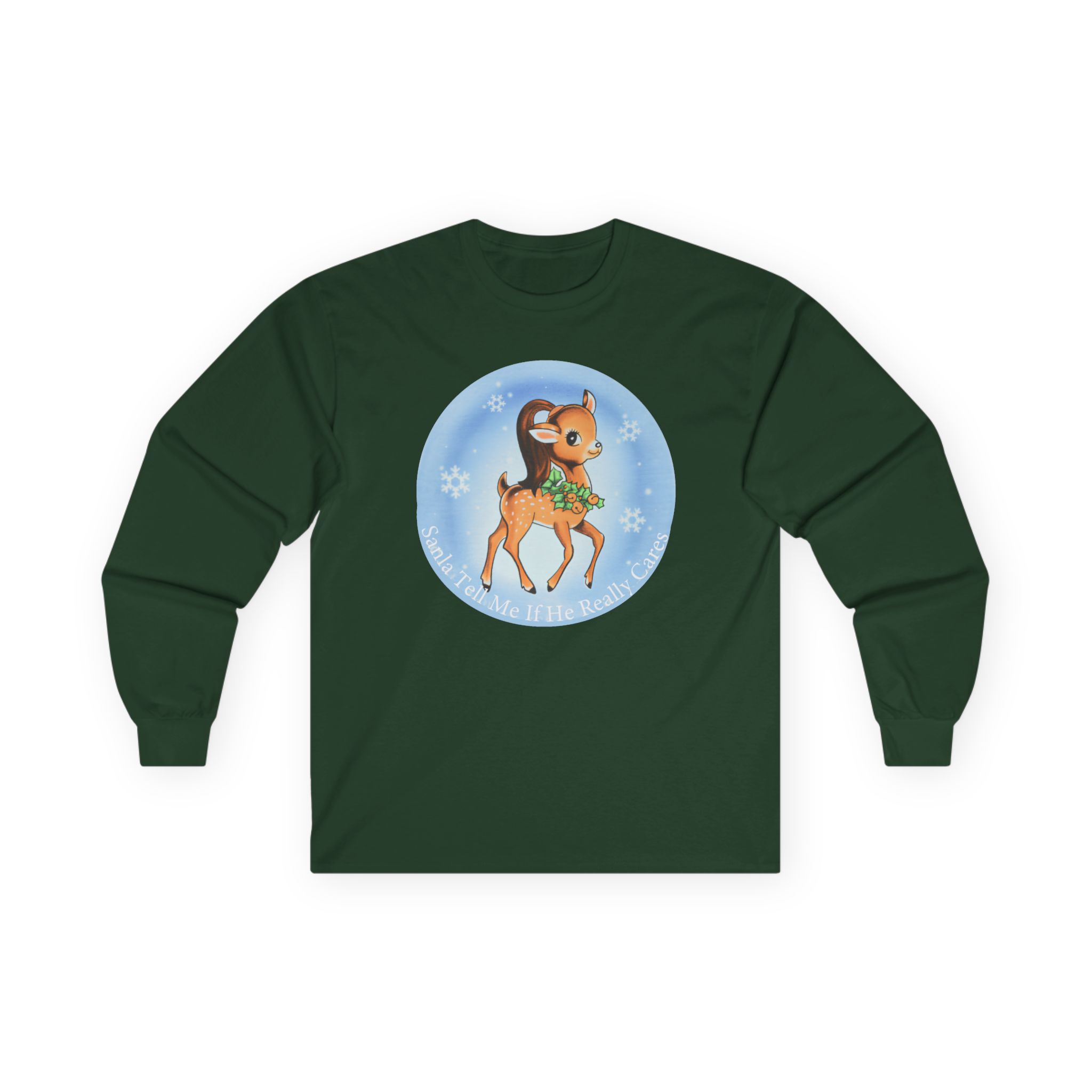 AG Santa Tell Me Unisex Ultra Cotton Long Sleeve Tee - Image 7