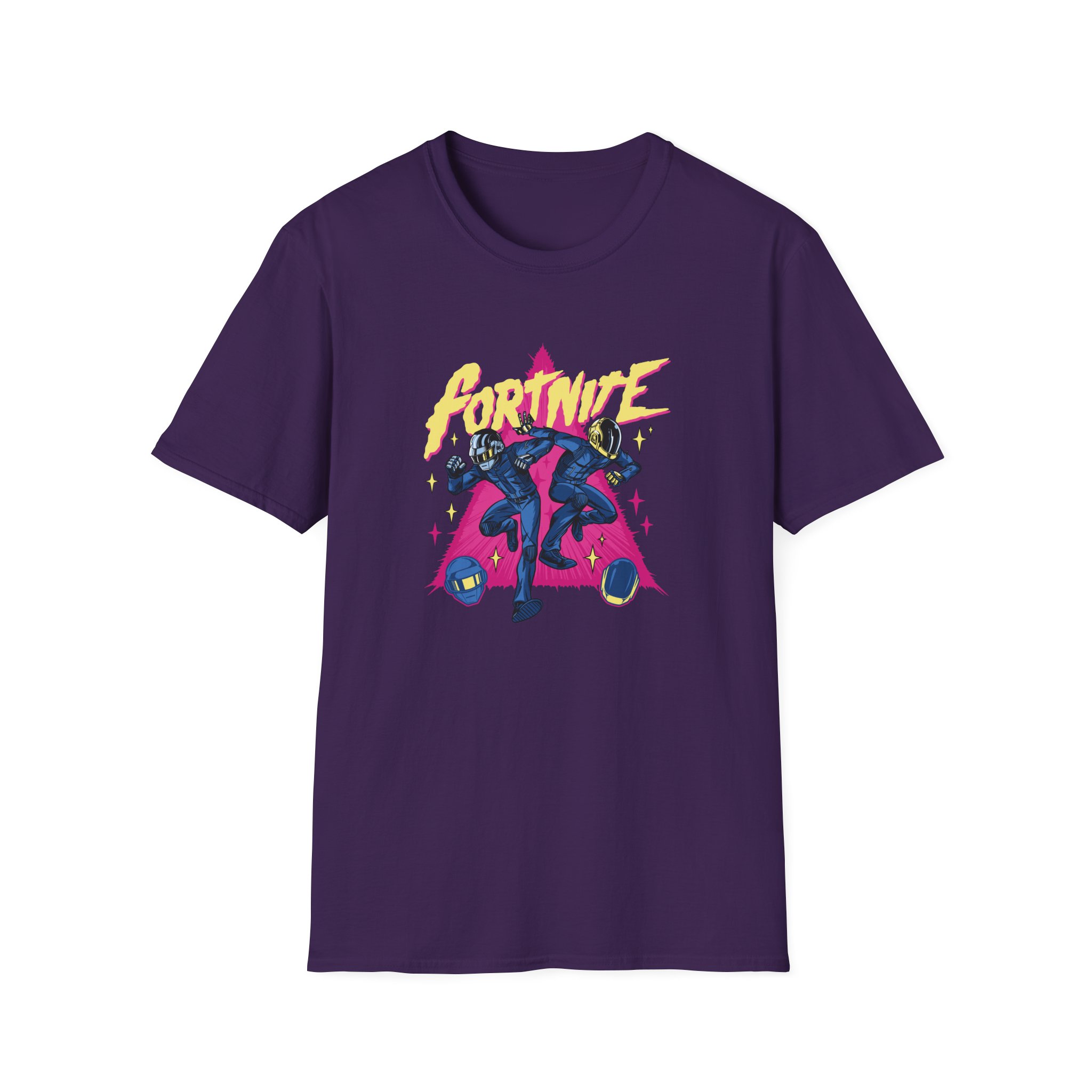 Daft Punk Ortnite X Daft Punk Unisex Softstyle T-Shirt - Image 17