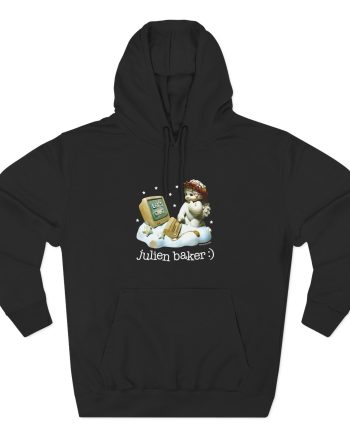 Julien Baker Online Angel Three-Panel Fleece Hoodie
