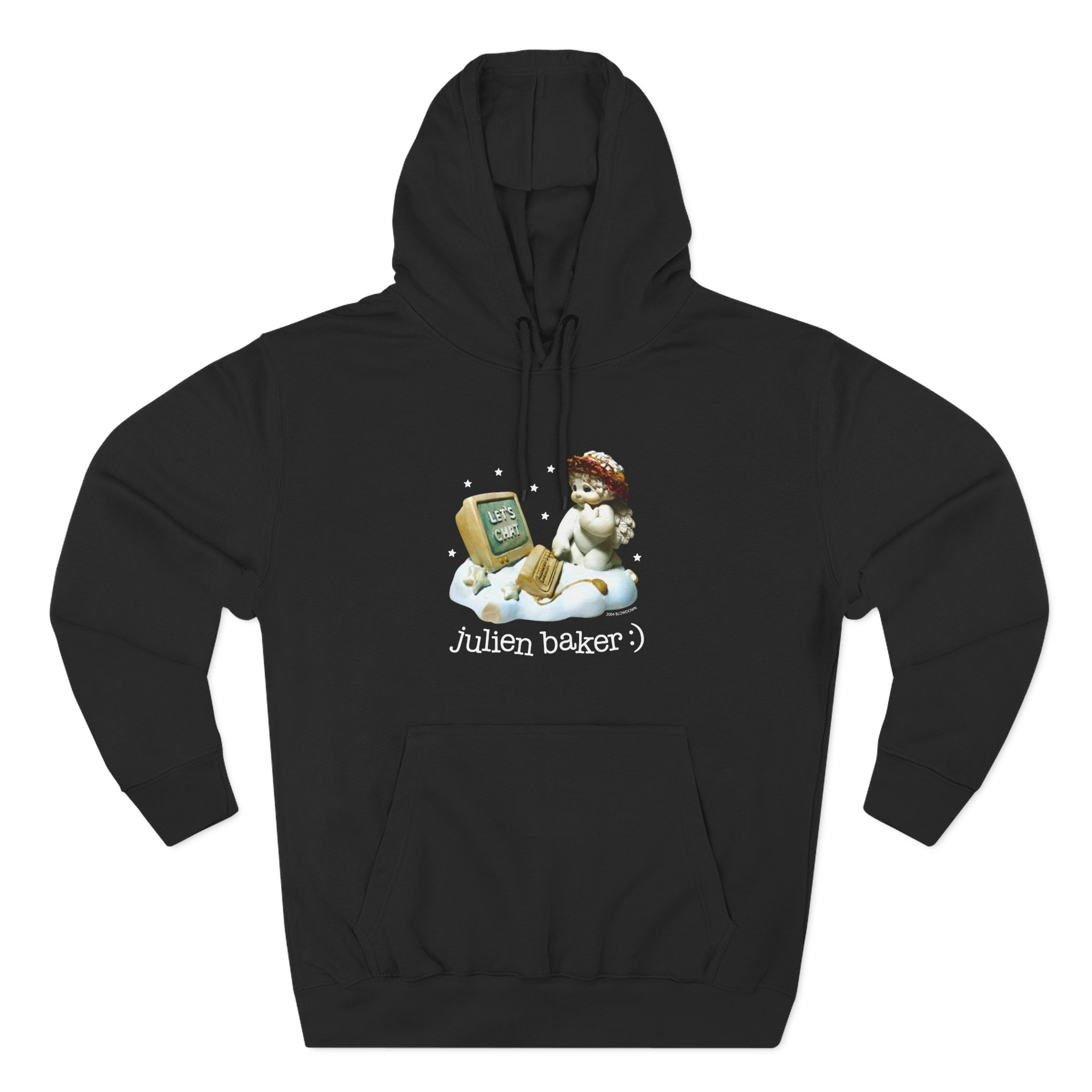 Julien Baker Online Angel Three-Panel Fleece Hoodie