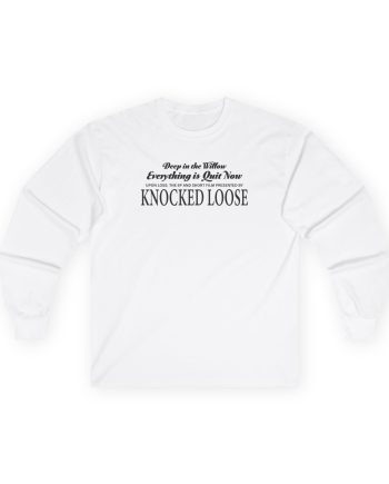 Knocked Loose Quiet Now Unisex Ultra Cotton Long Sleeve Tee