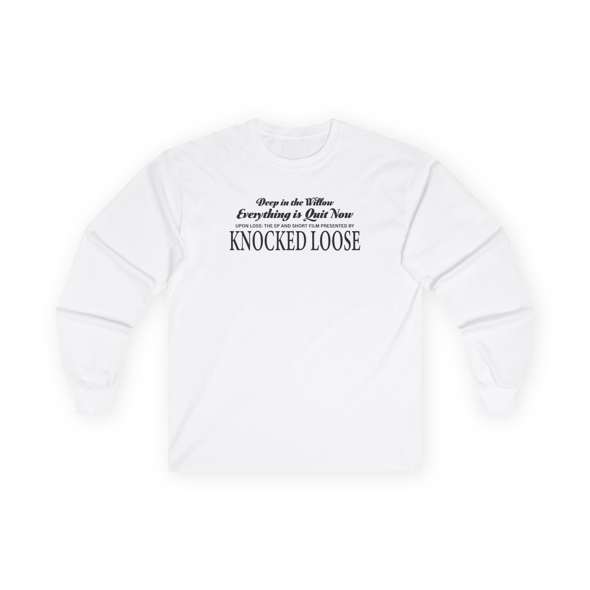 Knocked Loose Quiet Now Unisex Ultra Cotton Long Sleeve Tee