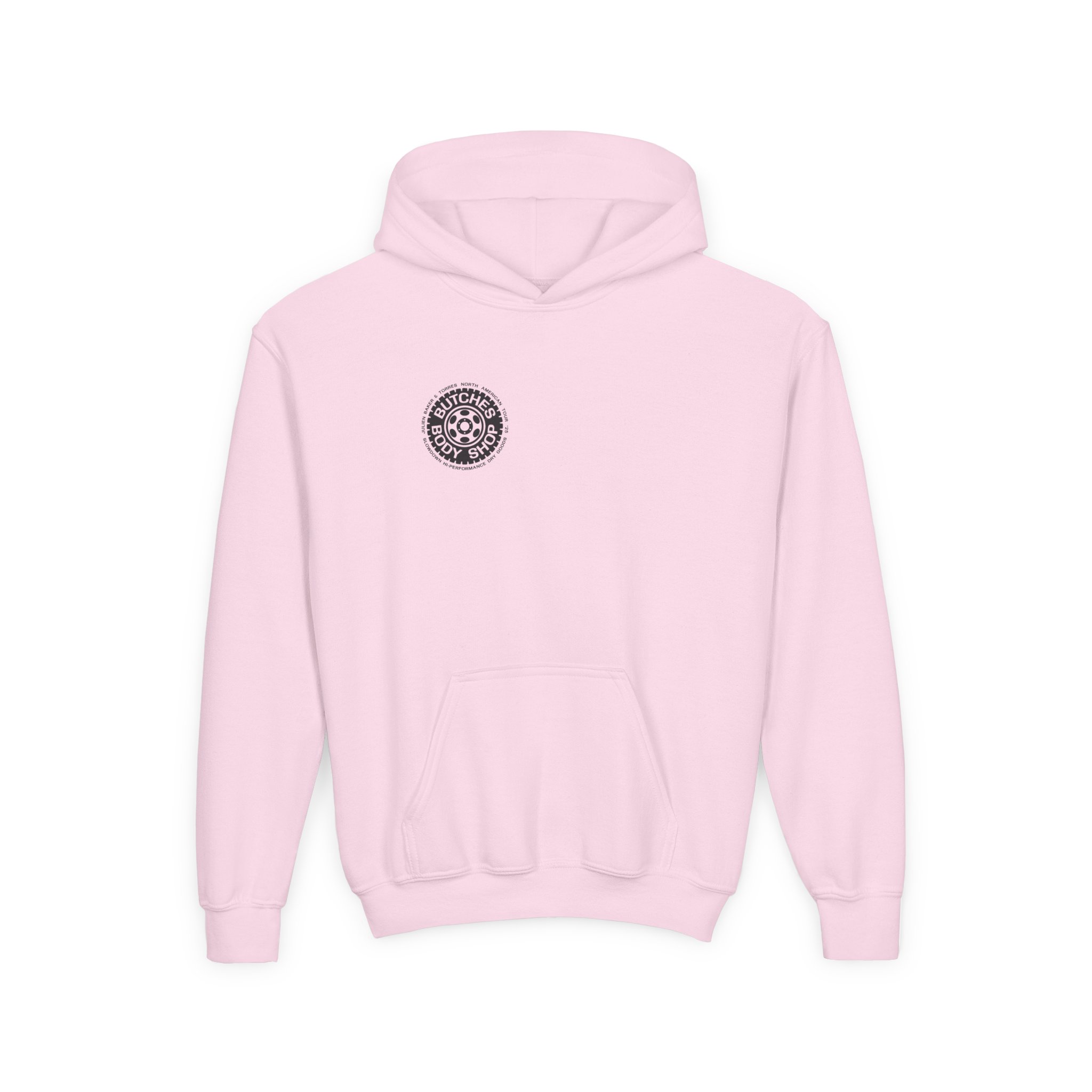 Julien Baker Protops Monster Truck Youth Heavy Blend Hooded Sweatshirt - Image 7