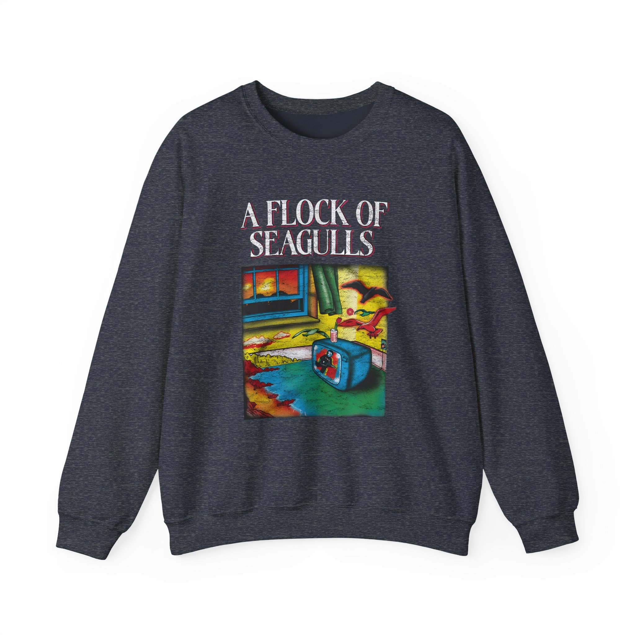 A Flock of Seagulls I Ran Tour Unisex Heavy Blend™ Crewneck Sweatshirt - Image 7