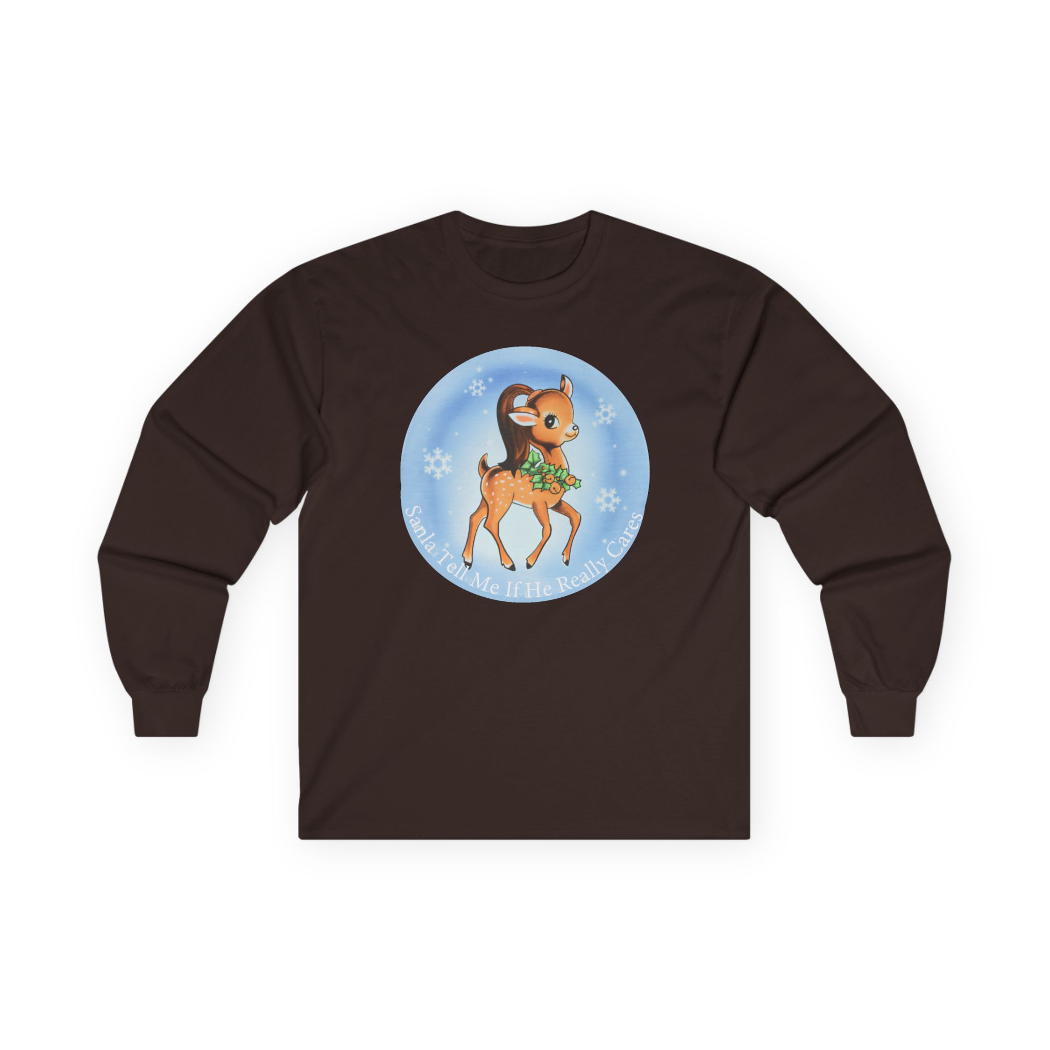 AG Santa Tell Me Unisex Ultra Cotton Long Sleeve Tee - Image 5