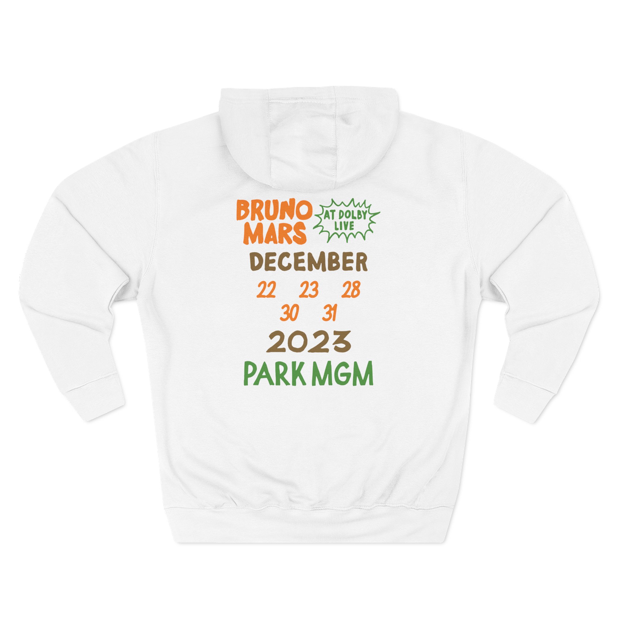 Bruno Mars Live Three-Panel Fleece Hoodie - Image 2