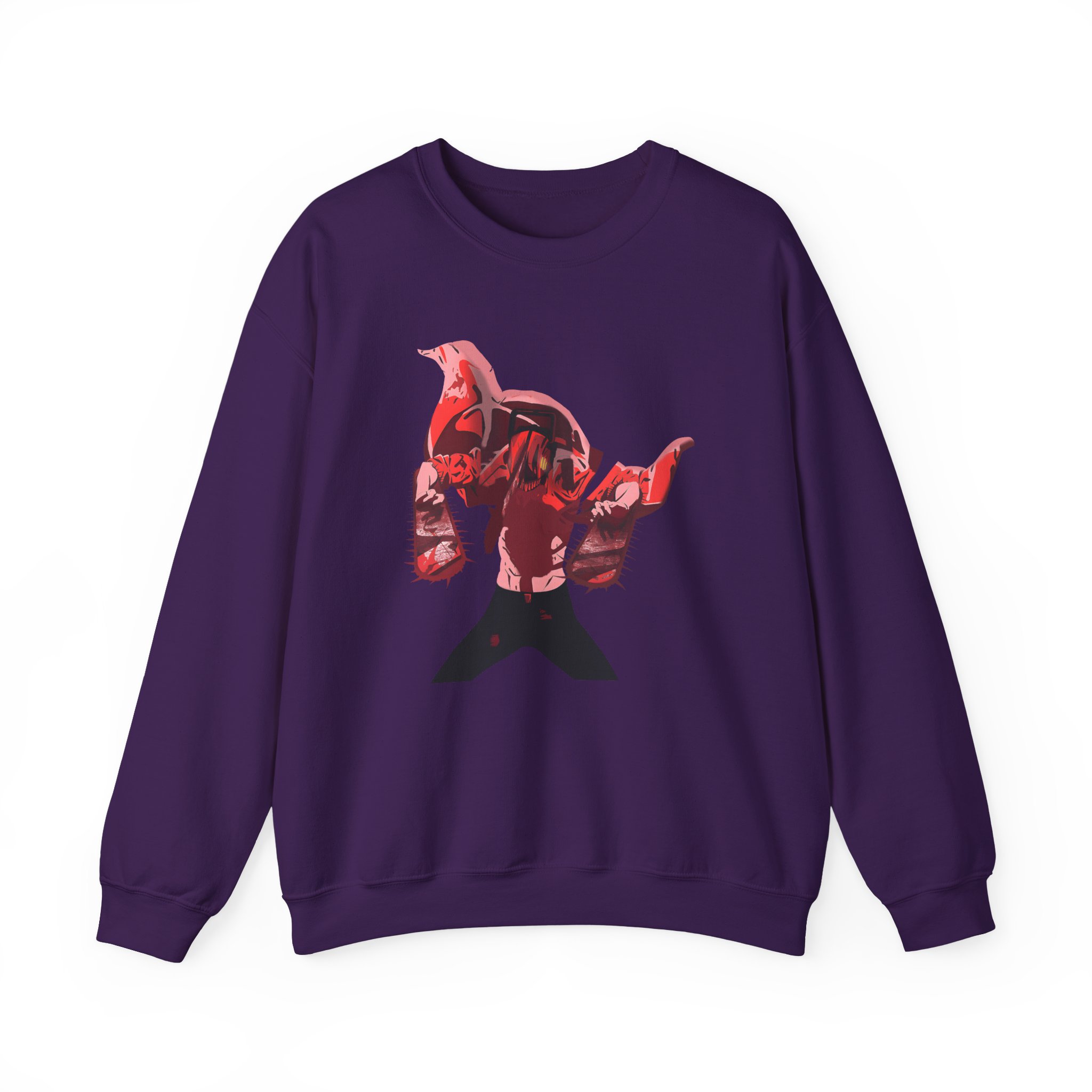 Chainsaw Man X Dim Mak Horror Unisex Heavy Blend™ Crewneck Sweatshirt - Image 15