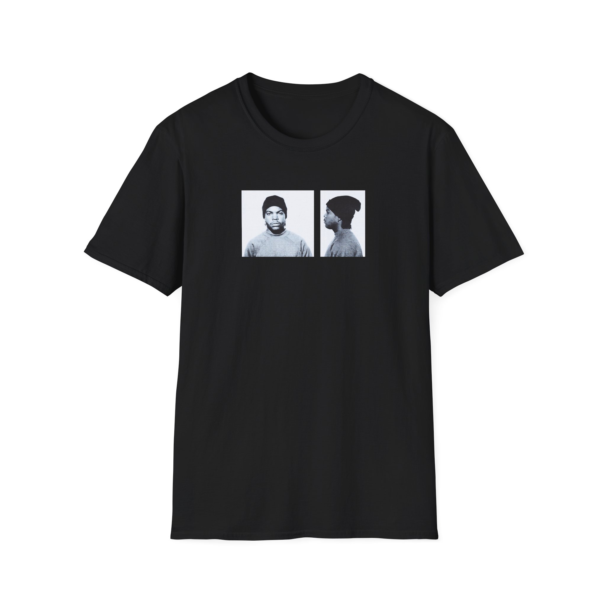 Ice Cube Mug Shot Unisex Softstyle T-Shirt